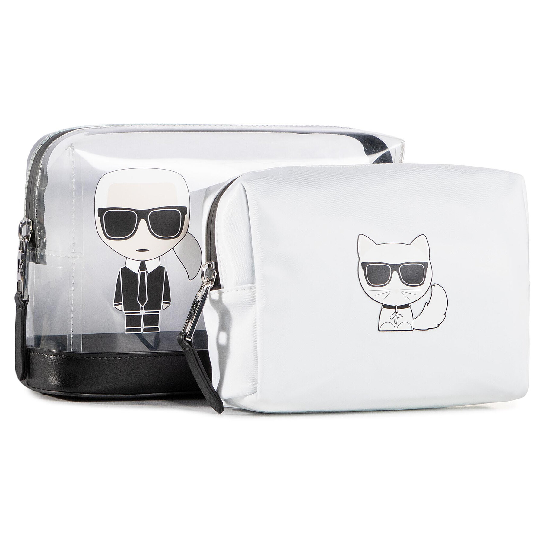 KARL LAGERFELD Set de genți pentru cosmetice 205W3203 Alb - Pled.ro