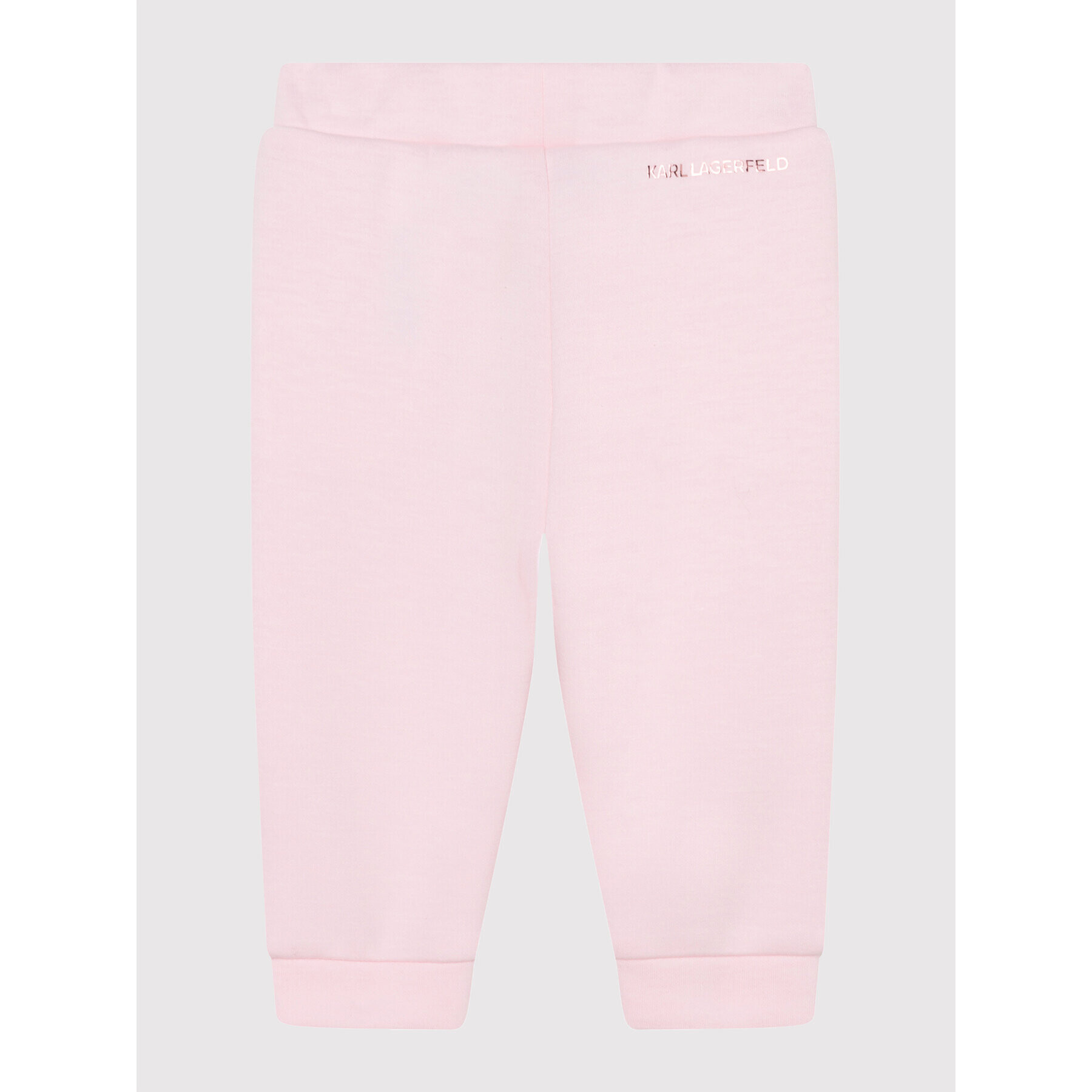 KARL LAGERFELD Set hanorac bluză și pantaloni Z98115 S Roz Regular Fit - Pled.ro