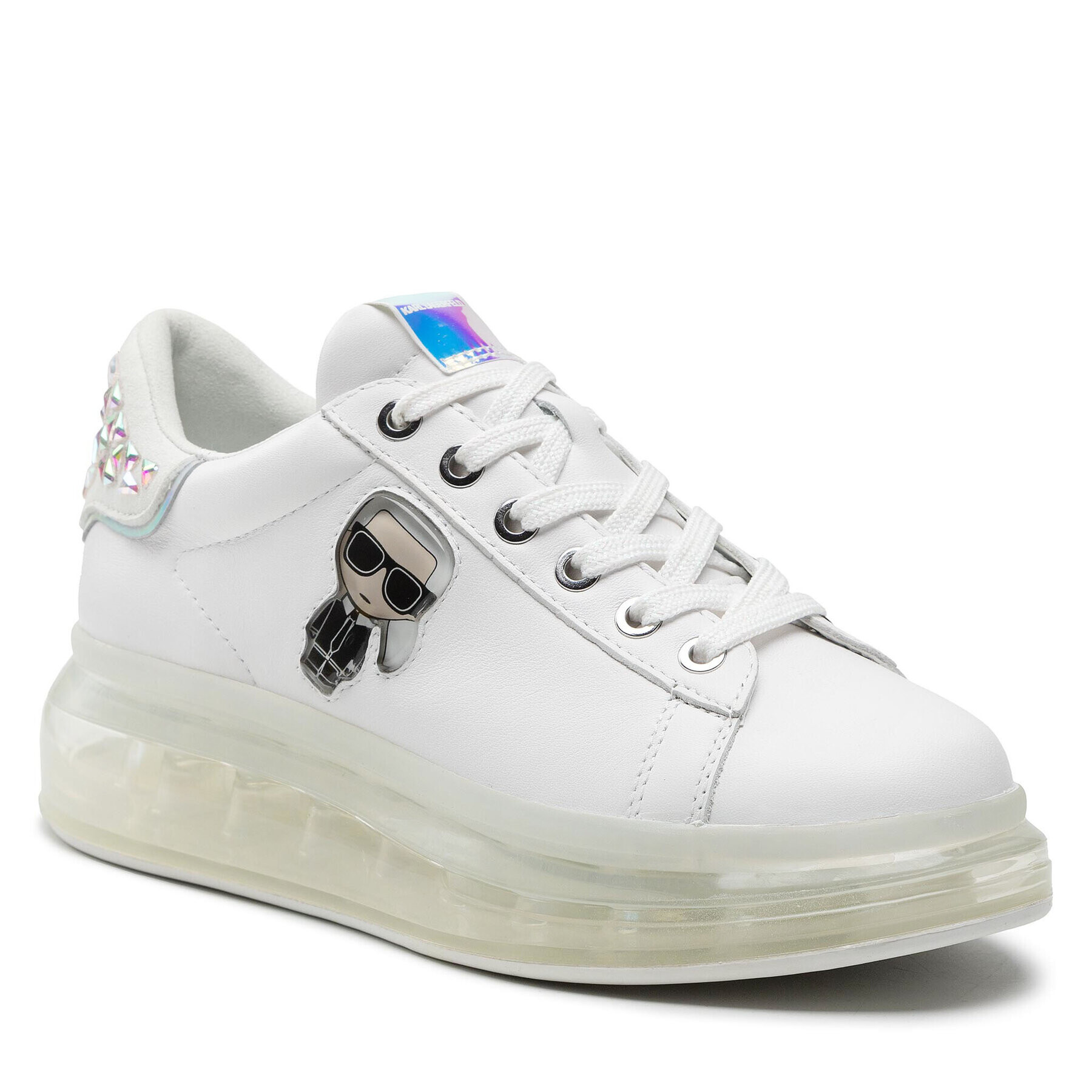 KARL LAGERFELD Sneakers KL62633 Alb - Pled.ro