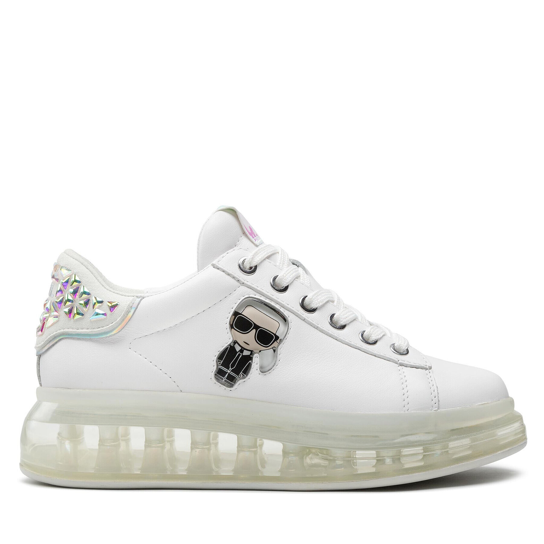 KARL LAGERFELD Sneakers KL62633 Alb - Pled.ro