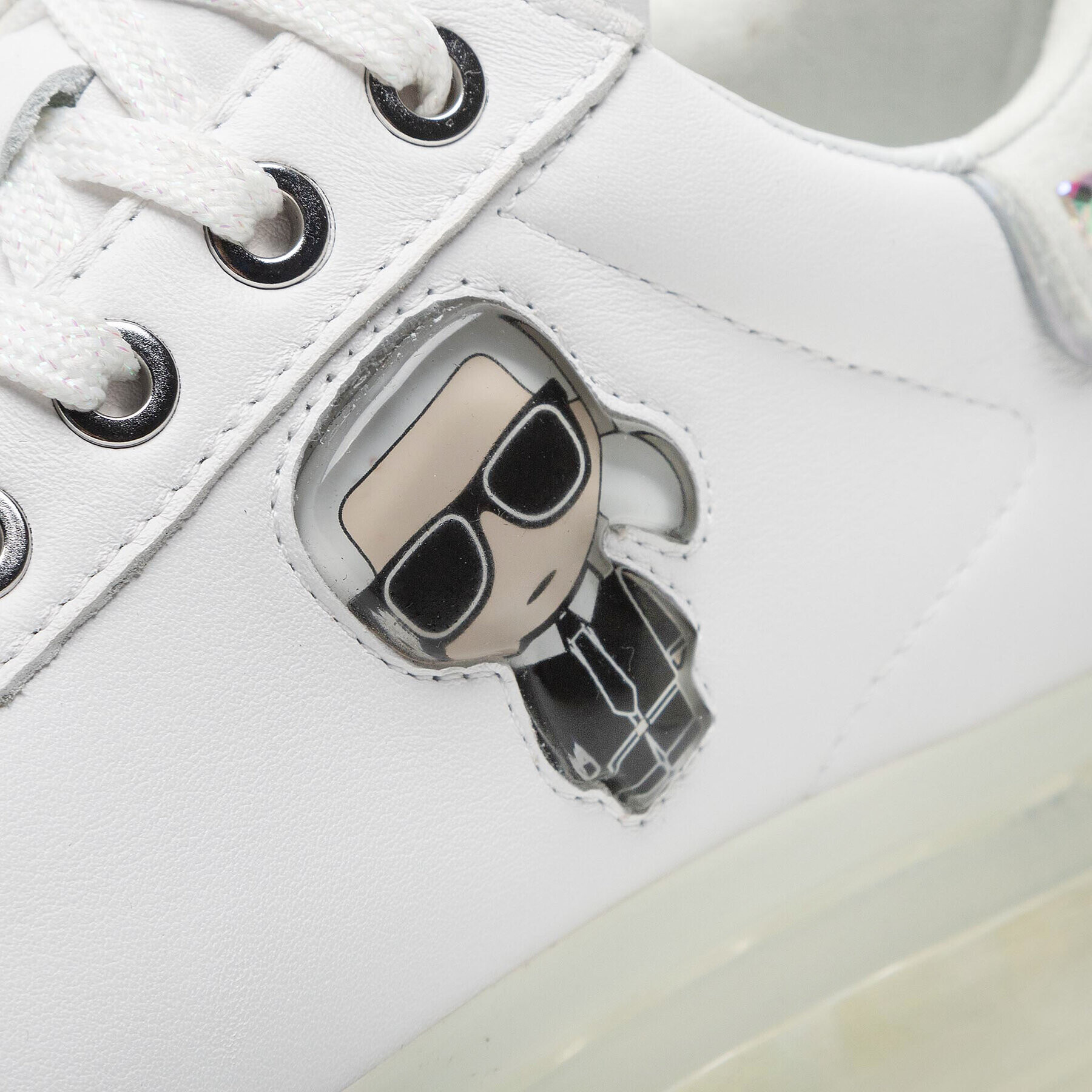 KARL LAGERFELD Sneakers KL62633 Alb - Pled.ro