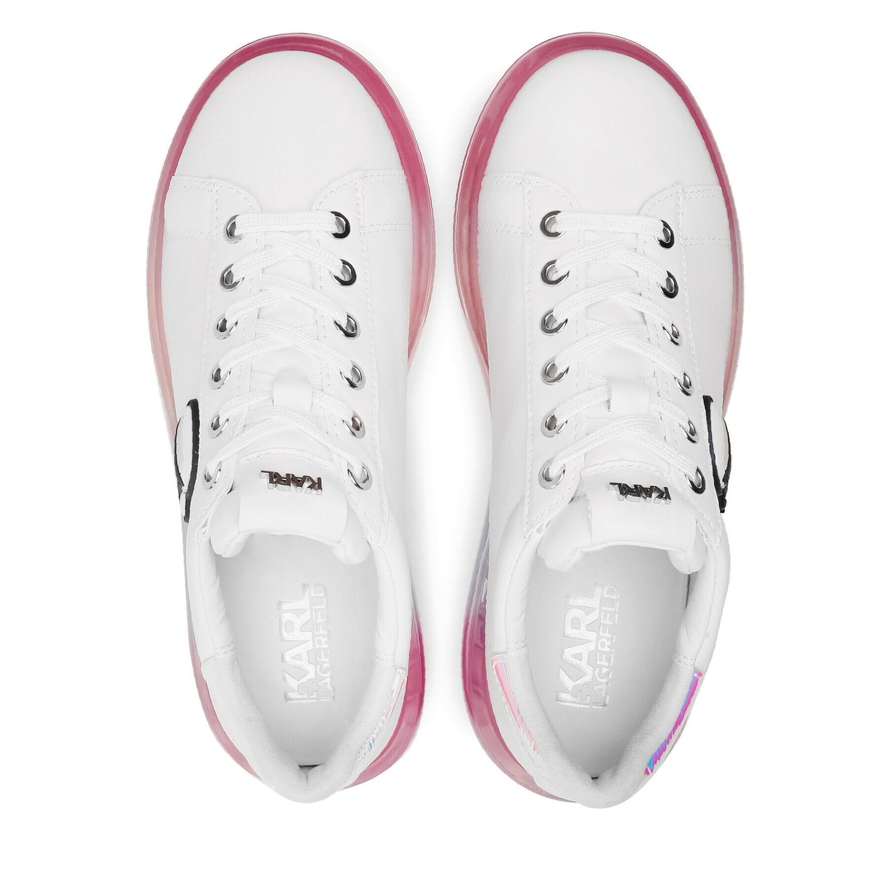 KARL LAGERFELD Sneakers KL62689 Alb - Pled.ro