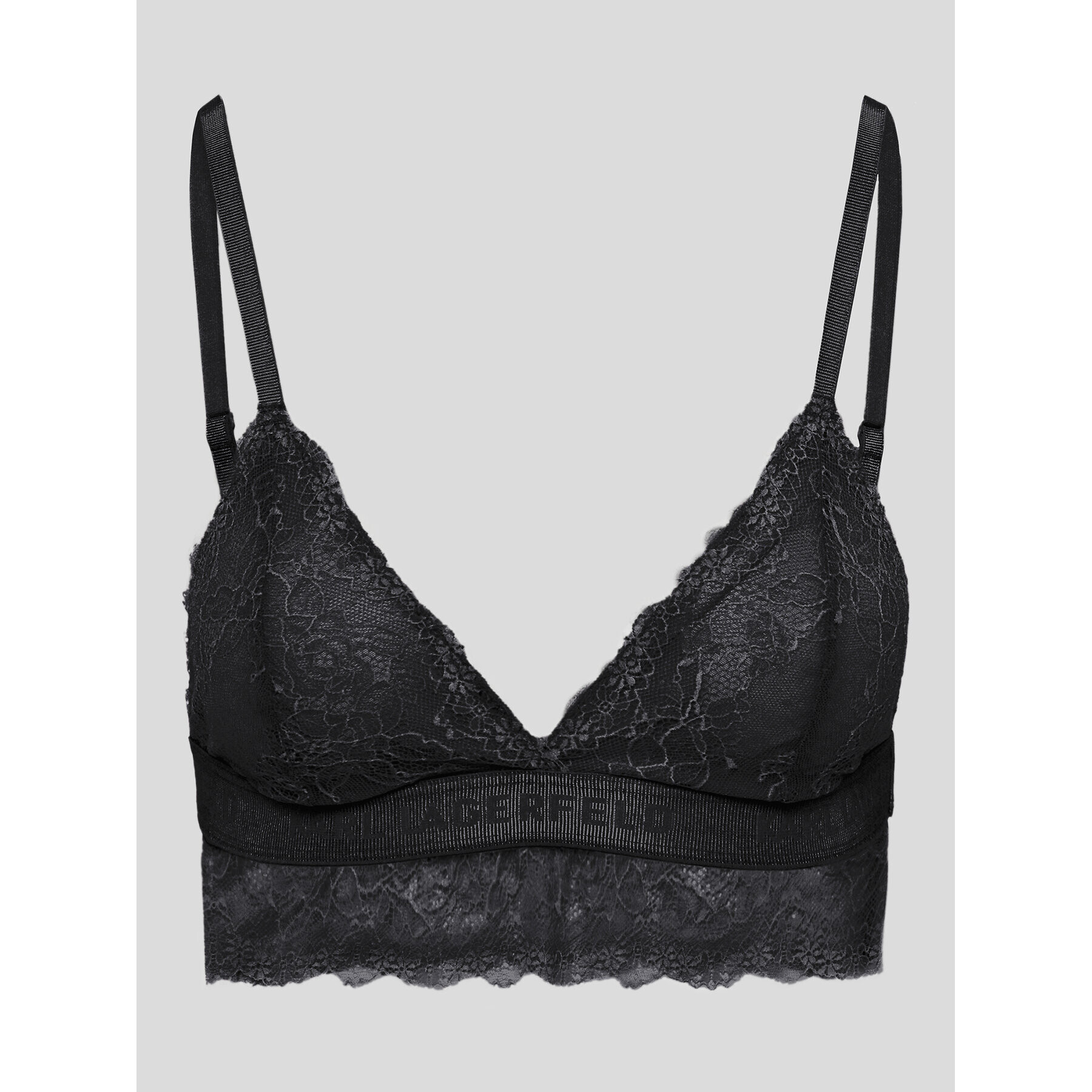 KARL LAGERFELD Sutien top 221W2100 Negru - Pled.ro