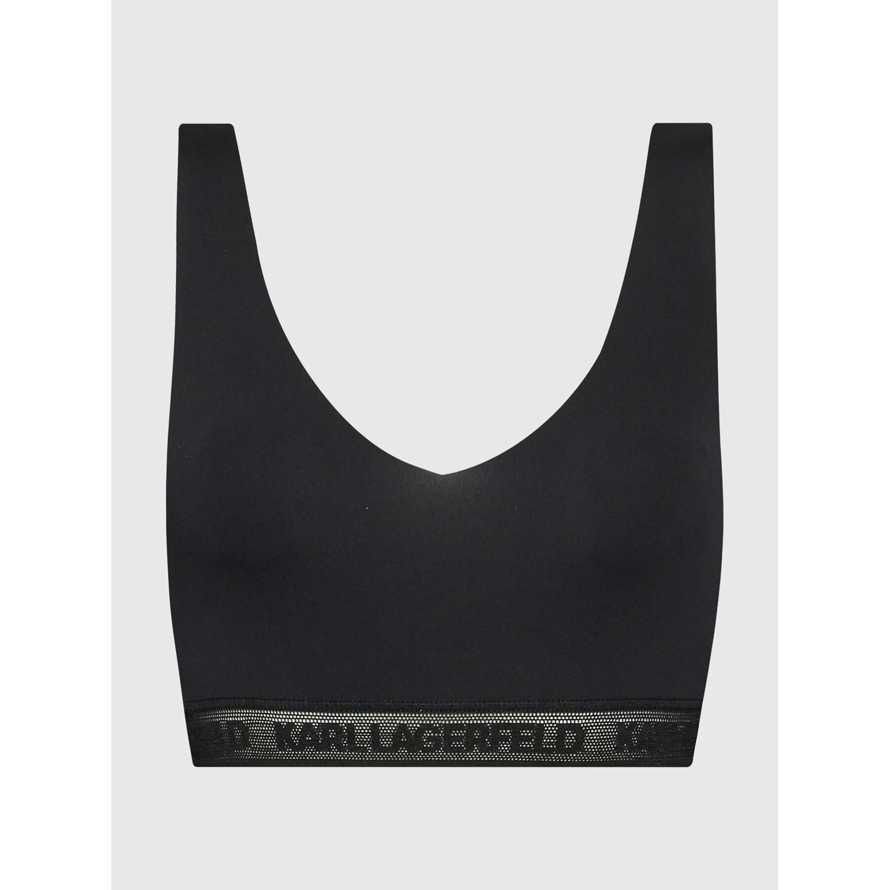 KARL LAGERFELD Sutien top Ultralight 220W2161 Negru - Pled.ro