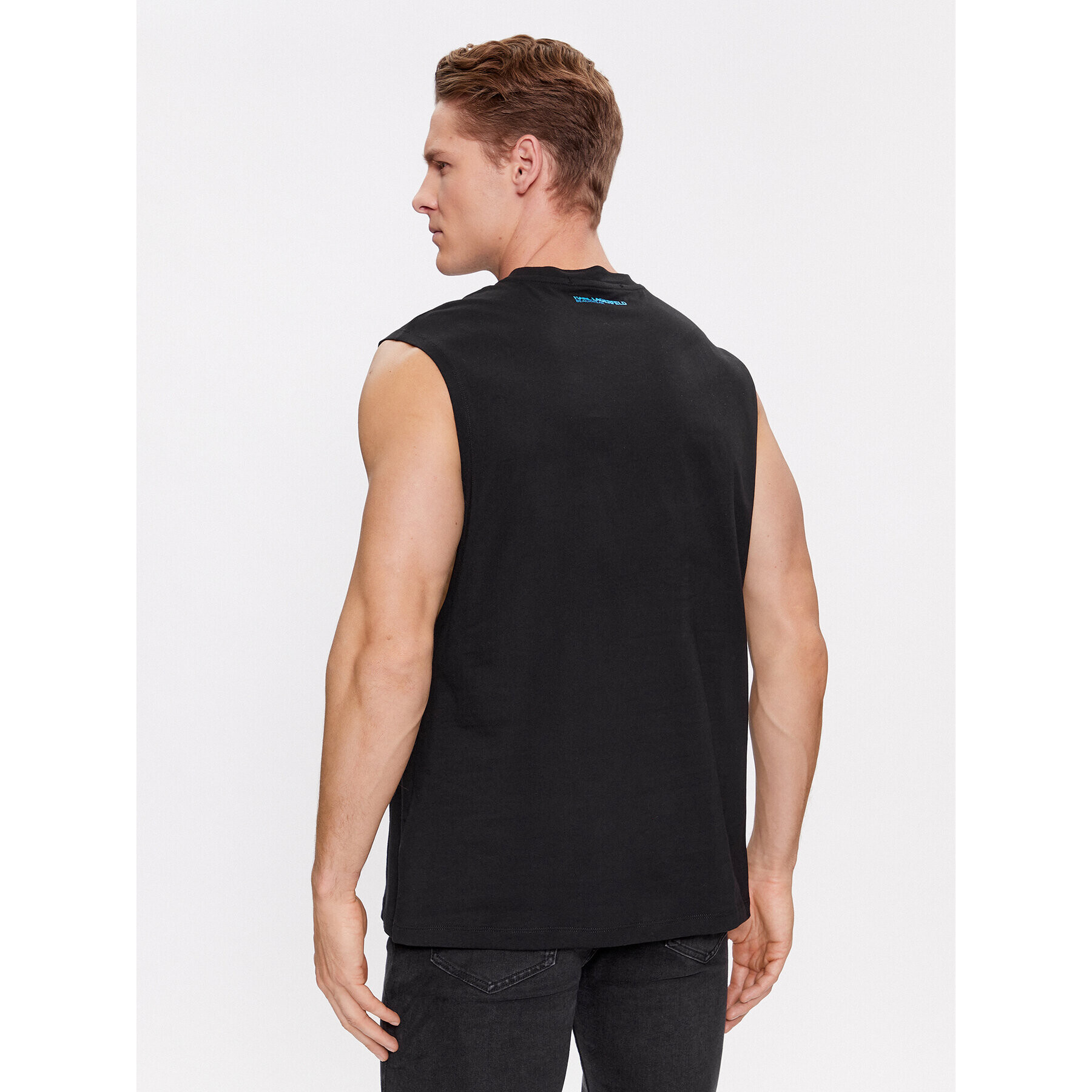 KARL LAGERFELD Tank top 240M2203 Negru Regular Fit - Pled.ro