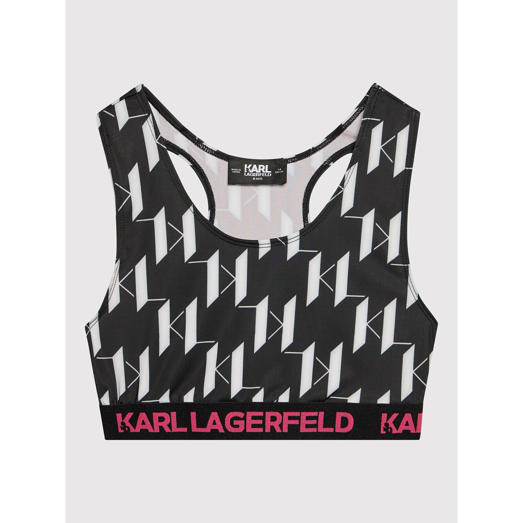 KARL LAGERFELD Top Z15350 D Negru Slim Fit - Pled.ro