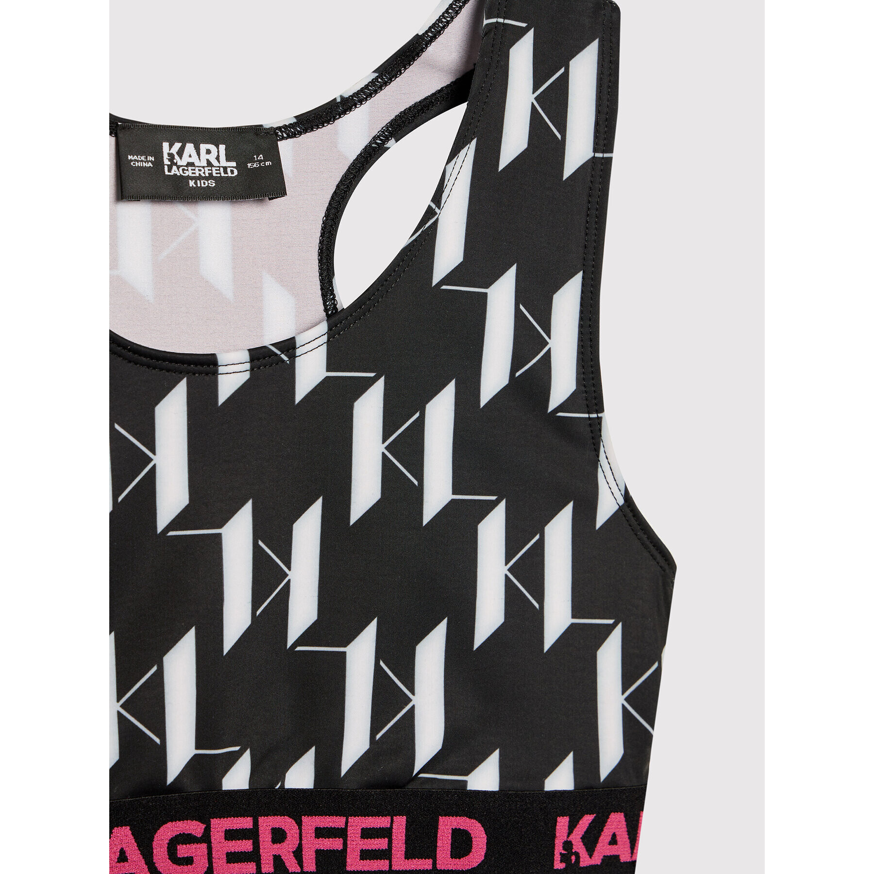 KARL LAGERFELD Top Z15350 D Negru Slim Fit - Pled.ro