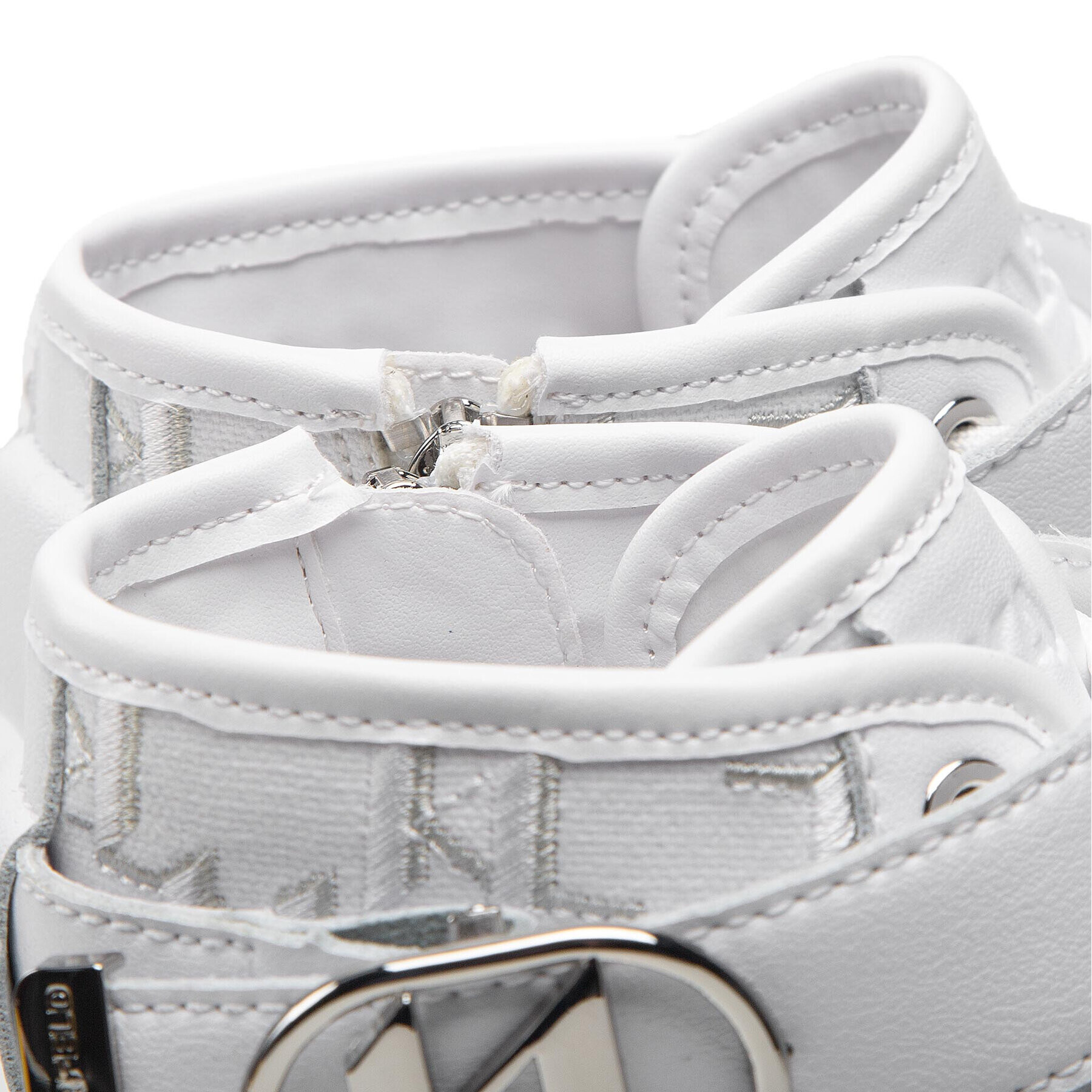 KARL LAGERFELD Trappers KL42552 Alb - Pled.ro