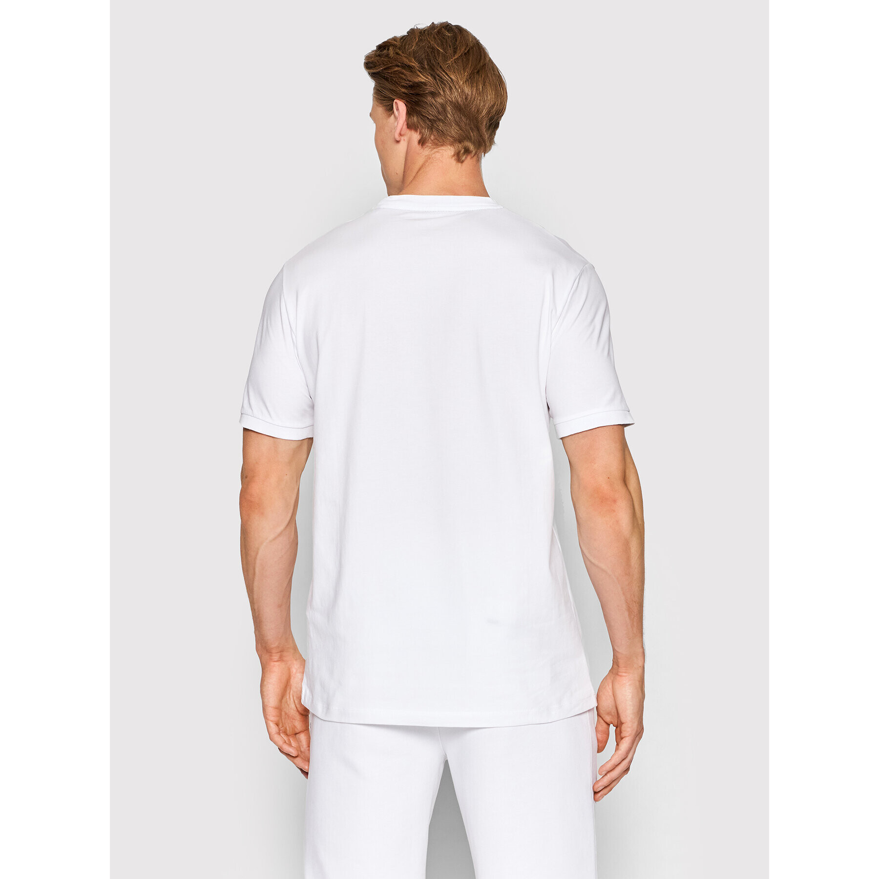 KARL LAGERFELD Tricou 755020 521221 Alb Regular Fit - Pled.ro