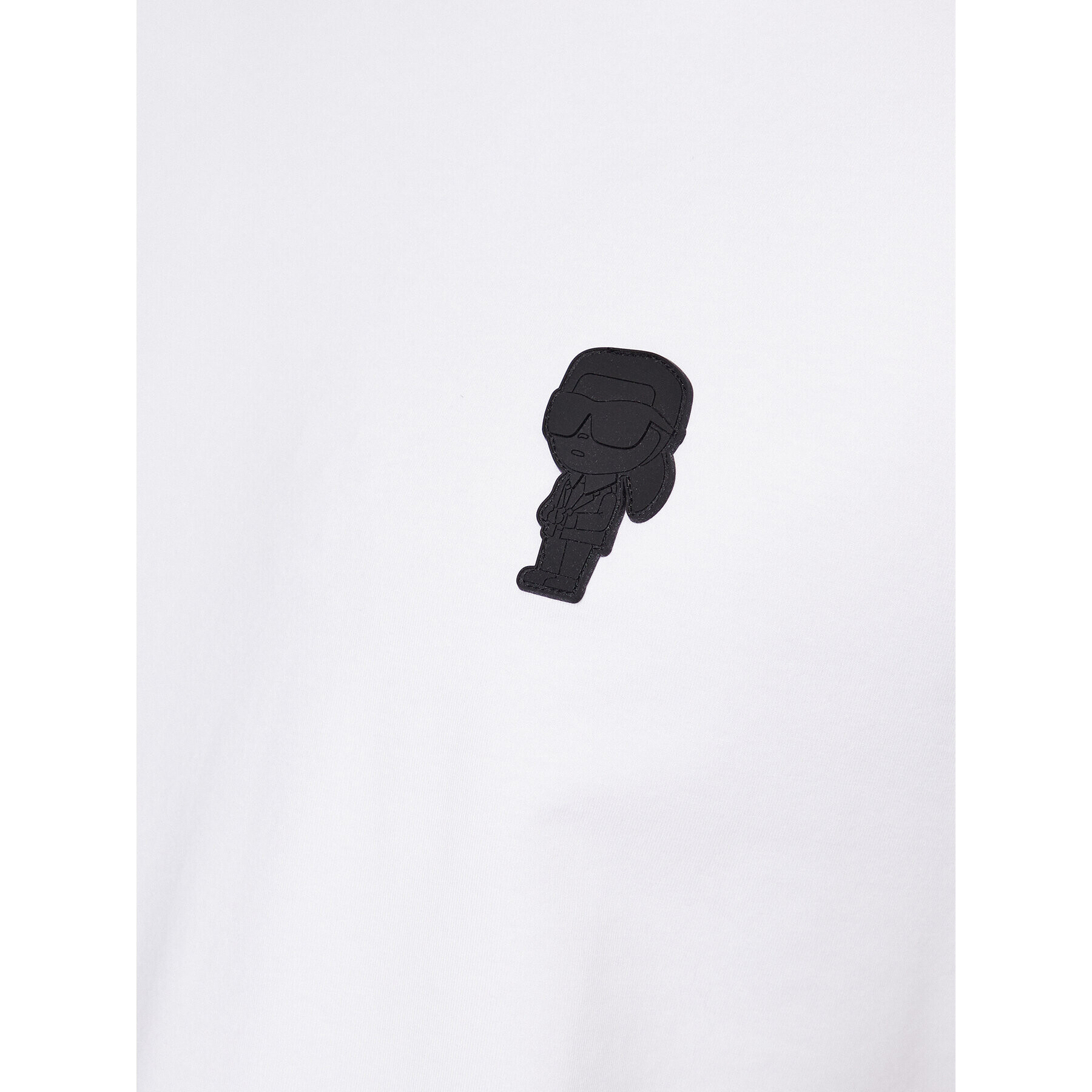 KARL LAGERFELD Tricou 755026 532221 Alb Regular Fit - Pled.ro