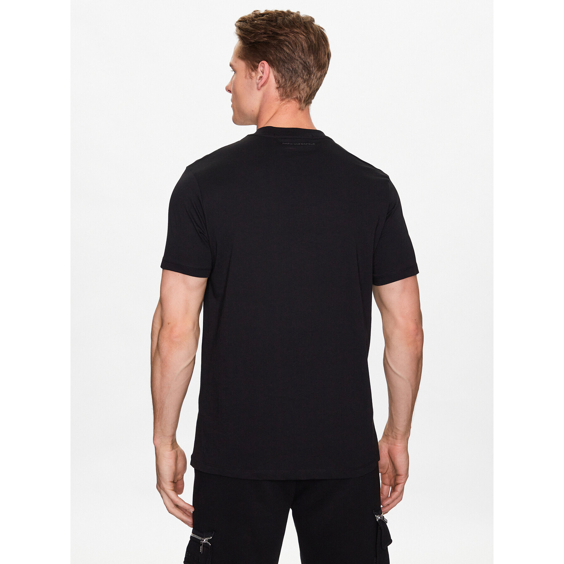 KARL LAGERFELD Tricou 755035 532224 Negru Regular Fit - Pled.ro