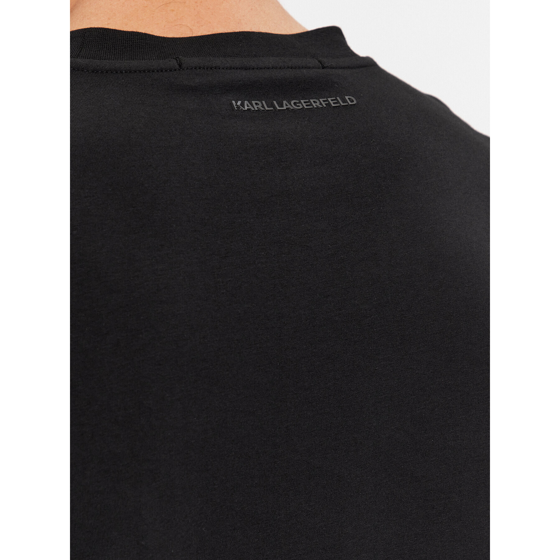 KARL LAGERFELD Tricou 755037 534221 Argintiu Regular Fit - Pled.ro