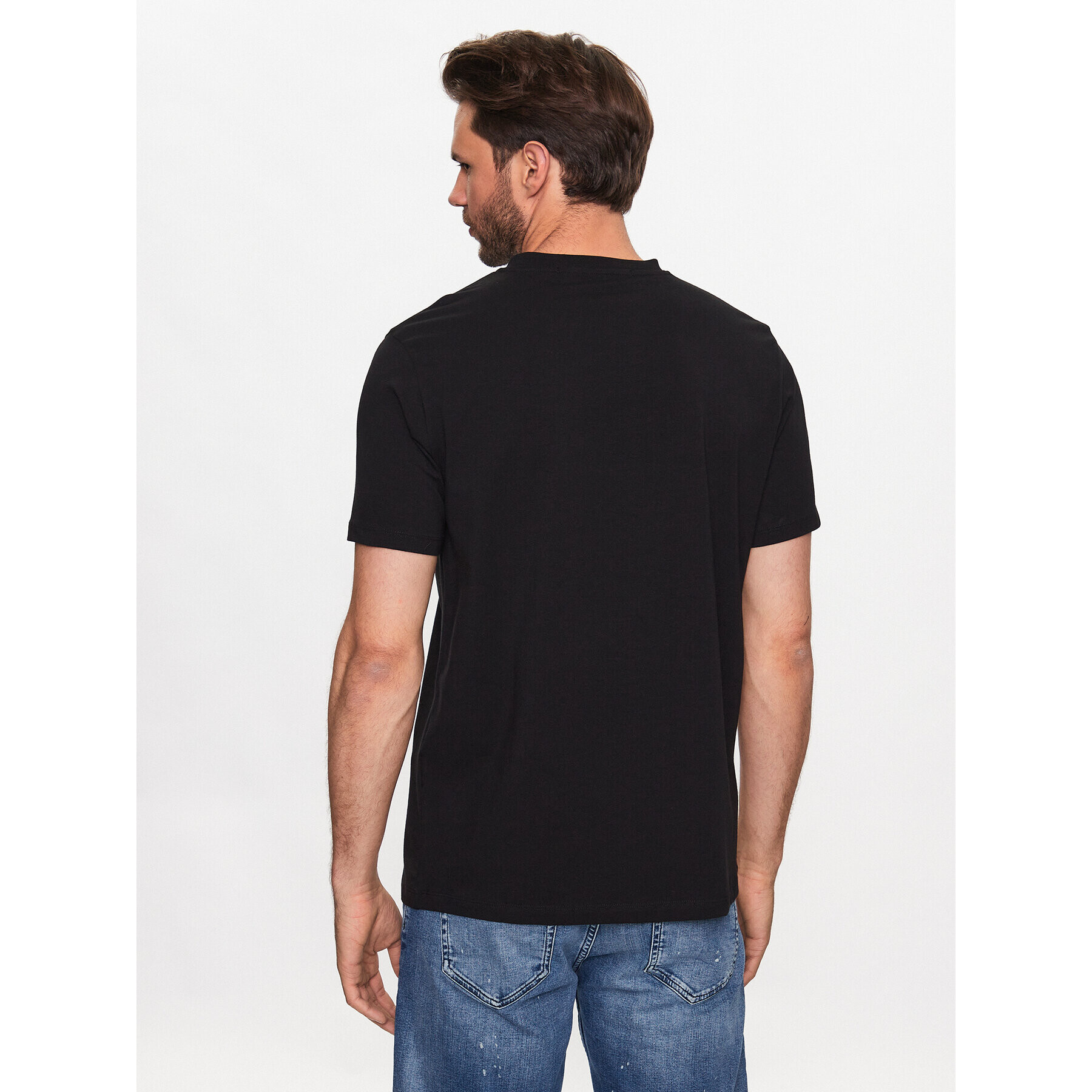 KARL LAGERFELD Tricou 755060 533221 Negru Regular Fit - Pled.ro