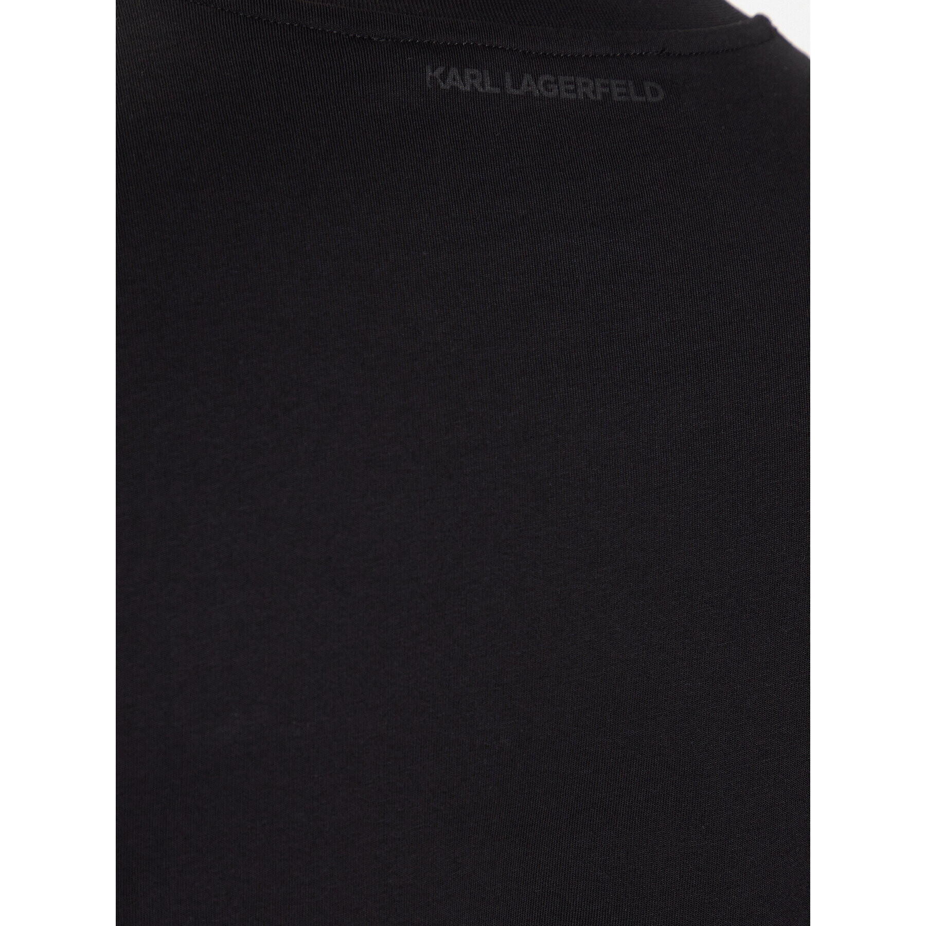 KARL LAGERFELD Tricou 755070 532250 Negru Regular Fit - Pled.ro