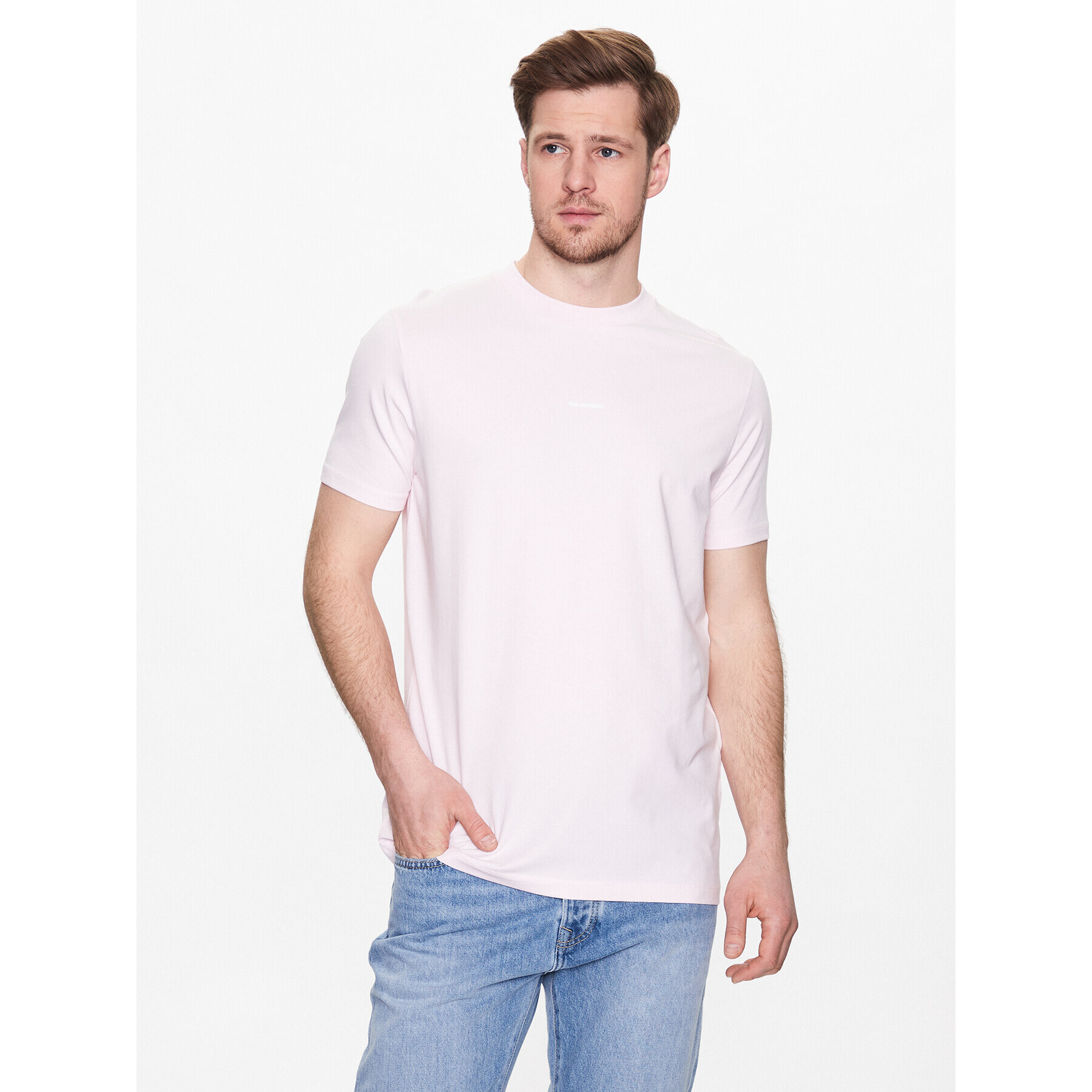 KARL LAGERFELD Tricou 755080 532221 Roz Regular Fit - Pled.ro