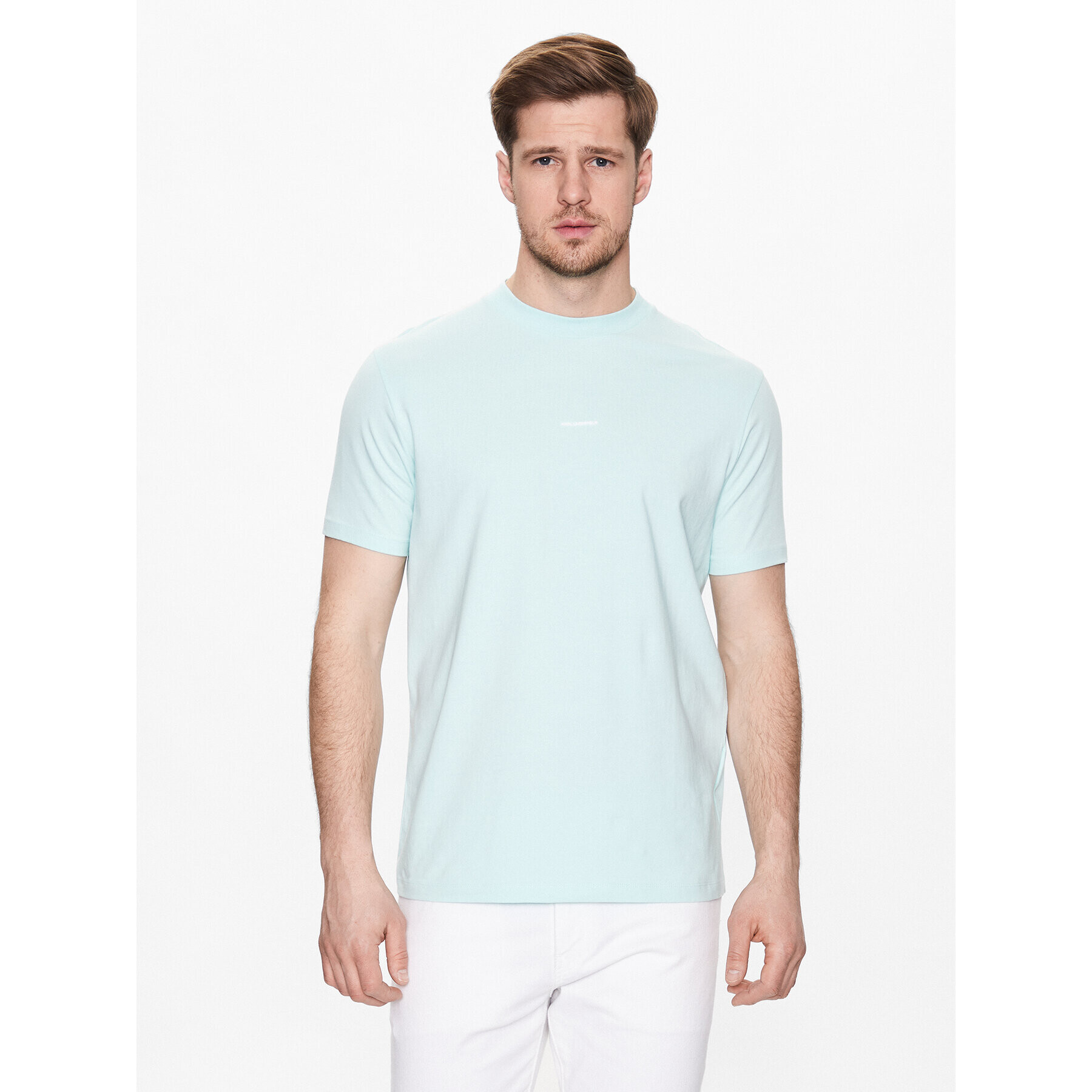 KARL LAGERFELD Tricou 755080 532221 Verde Regular Fit - Pled.ro