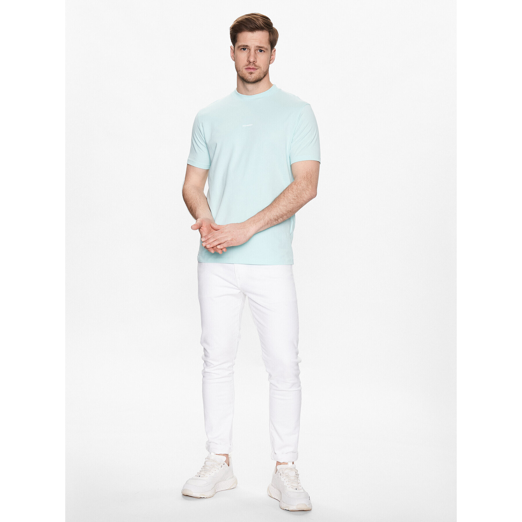 KARL LAGERFELD Tricou 755080 532221 Verde Regular Fit - Pled.ro