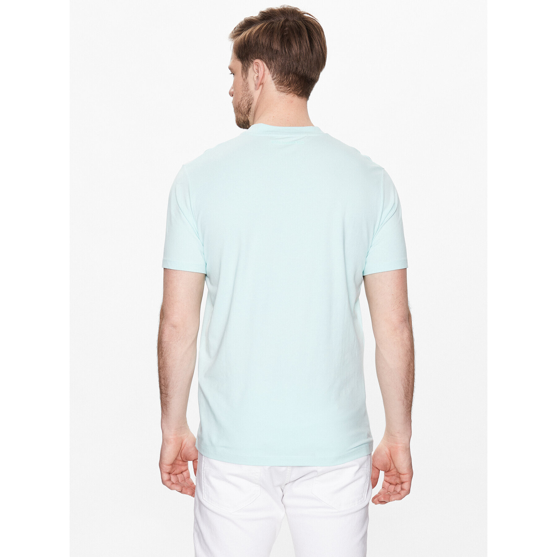 KARL LAGERFELD Tricou 755080 532221 Verde Regular Fit - Pled.ro