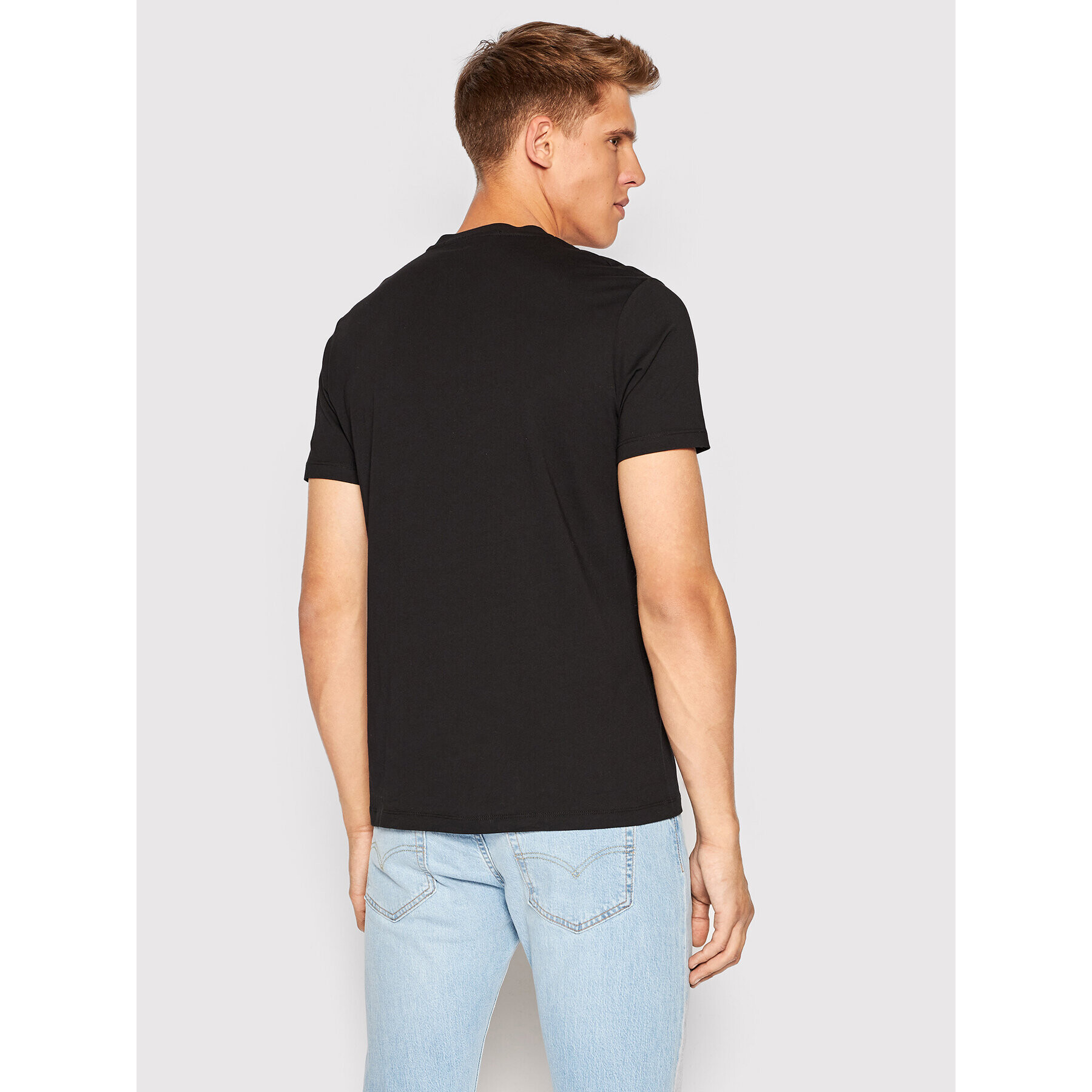 KARL LAGERFELD Tricou 755081 523224 Negru Regular Fit - Pled.ro