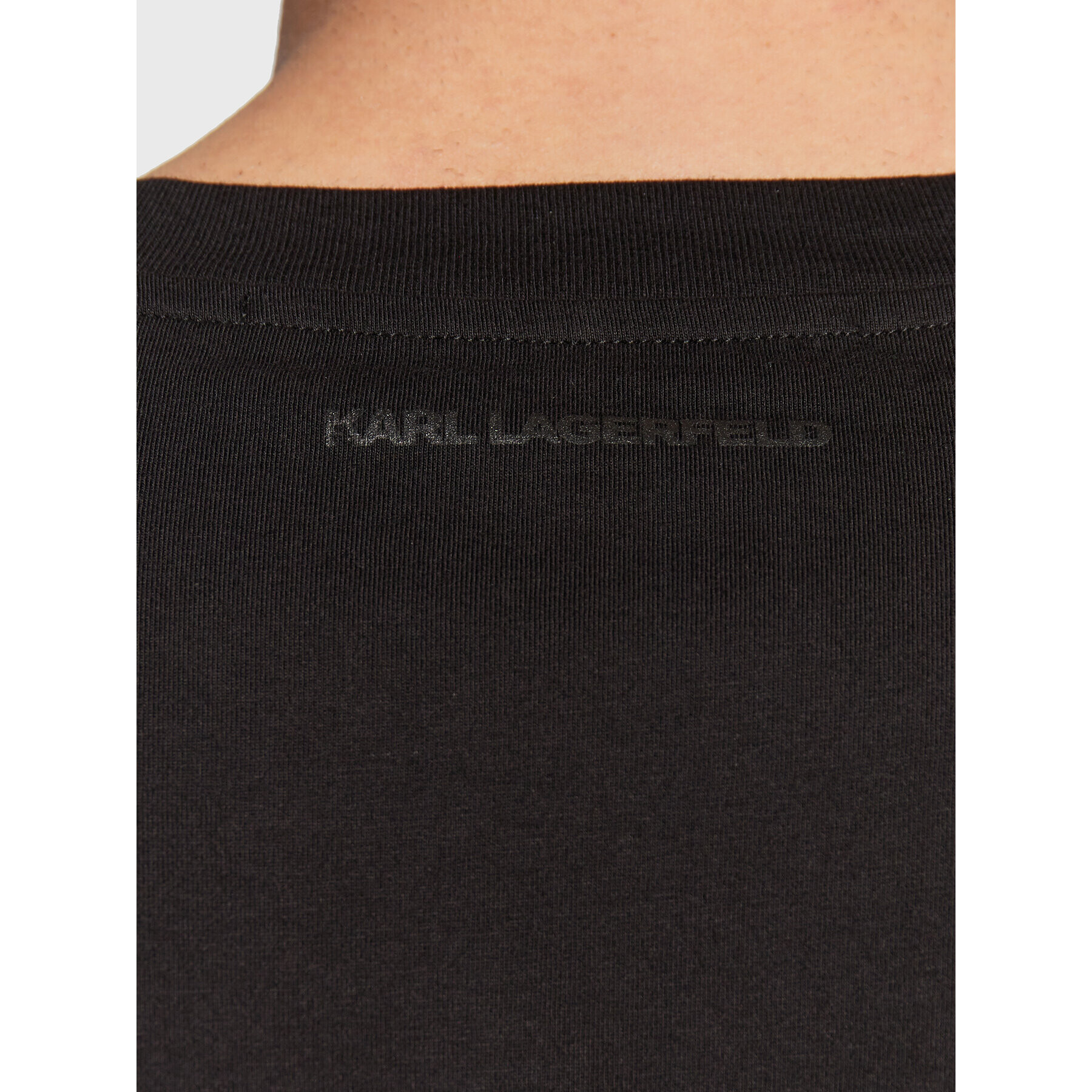 KARL LAGERFELD Tricou 755263 524241 Negru Regular Fit - Pled.ro