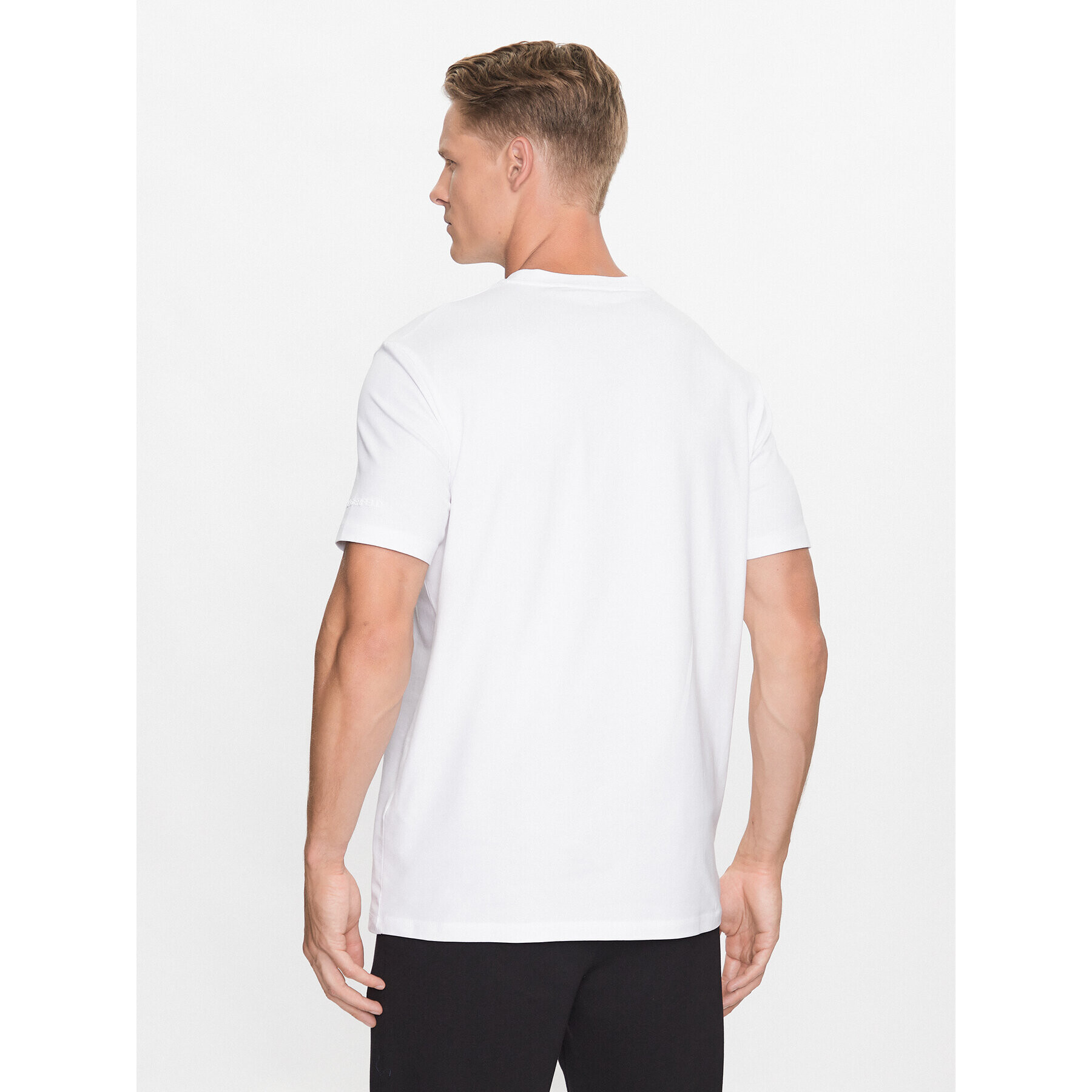 KARL LAGERFELD Tricou 755400 533221 Alb Regular Fit - Pled.ro