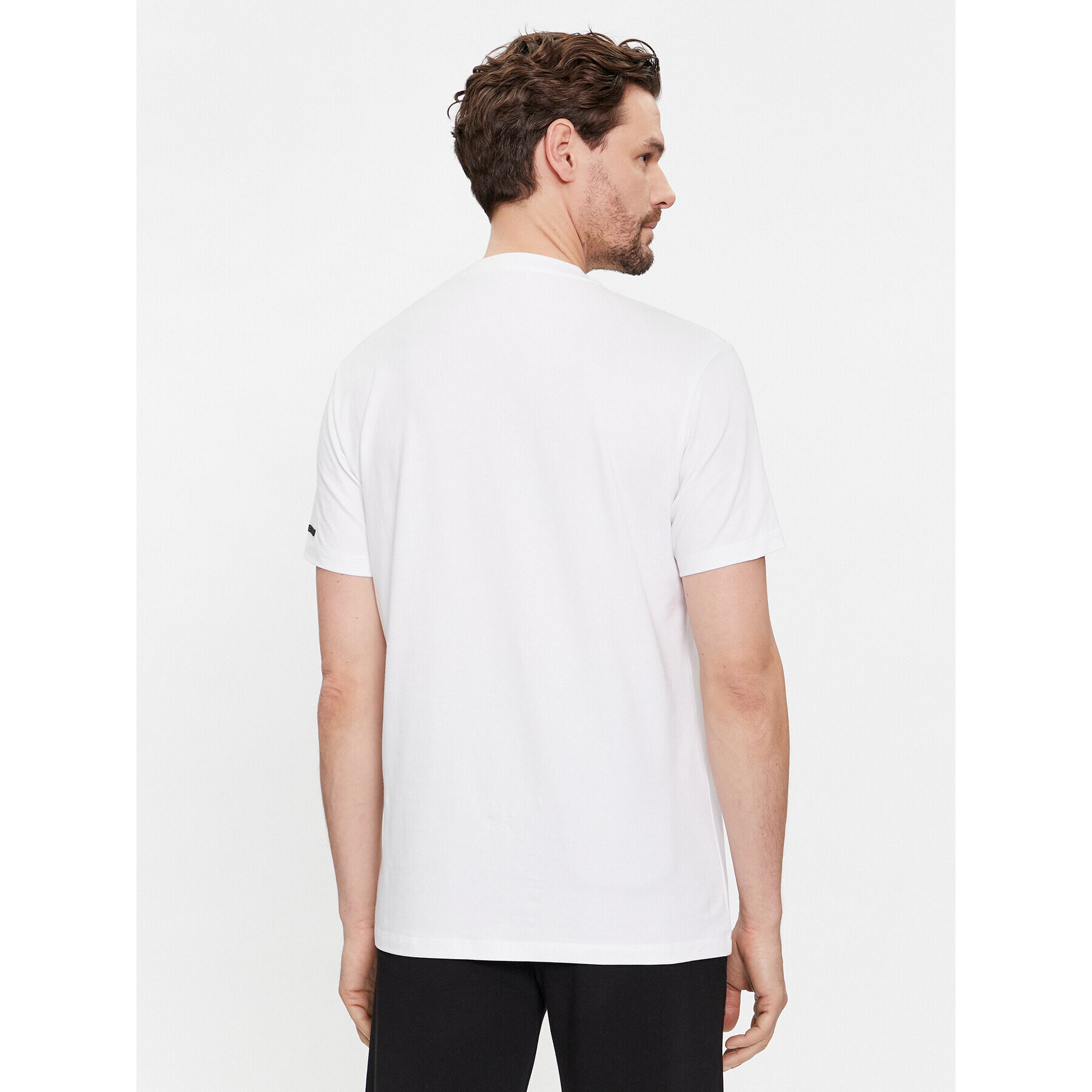 KARL LAGERFELD Tricou 755401 541221 Alb Regular Fit - Pled.ro