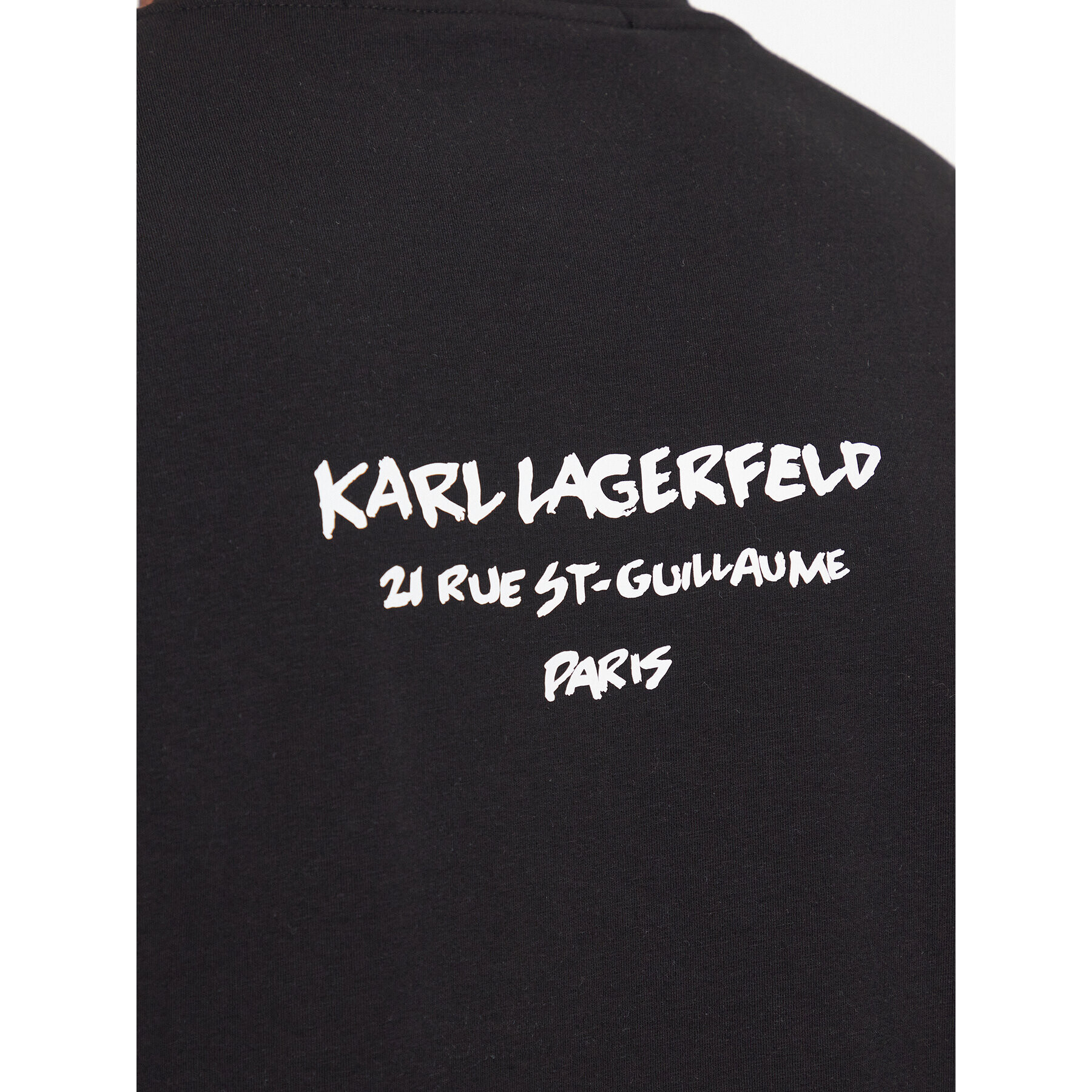 KARL LAGERFELD Tricou 755404 533221 Negru Regular Fit - Pled.ro