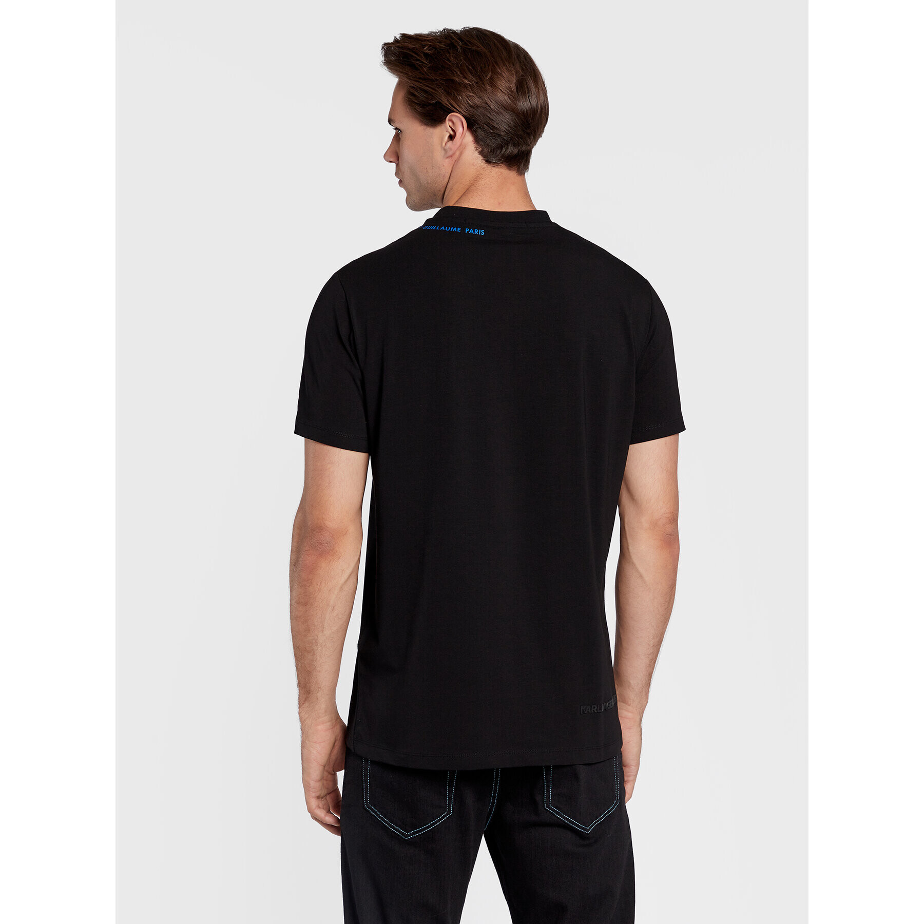 KARL LAGERFELD Tricou 755423 524221 Negru Regular Fit - Pled.ro