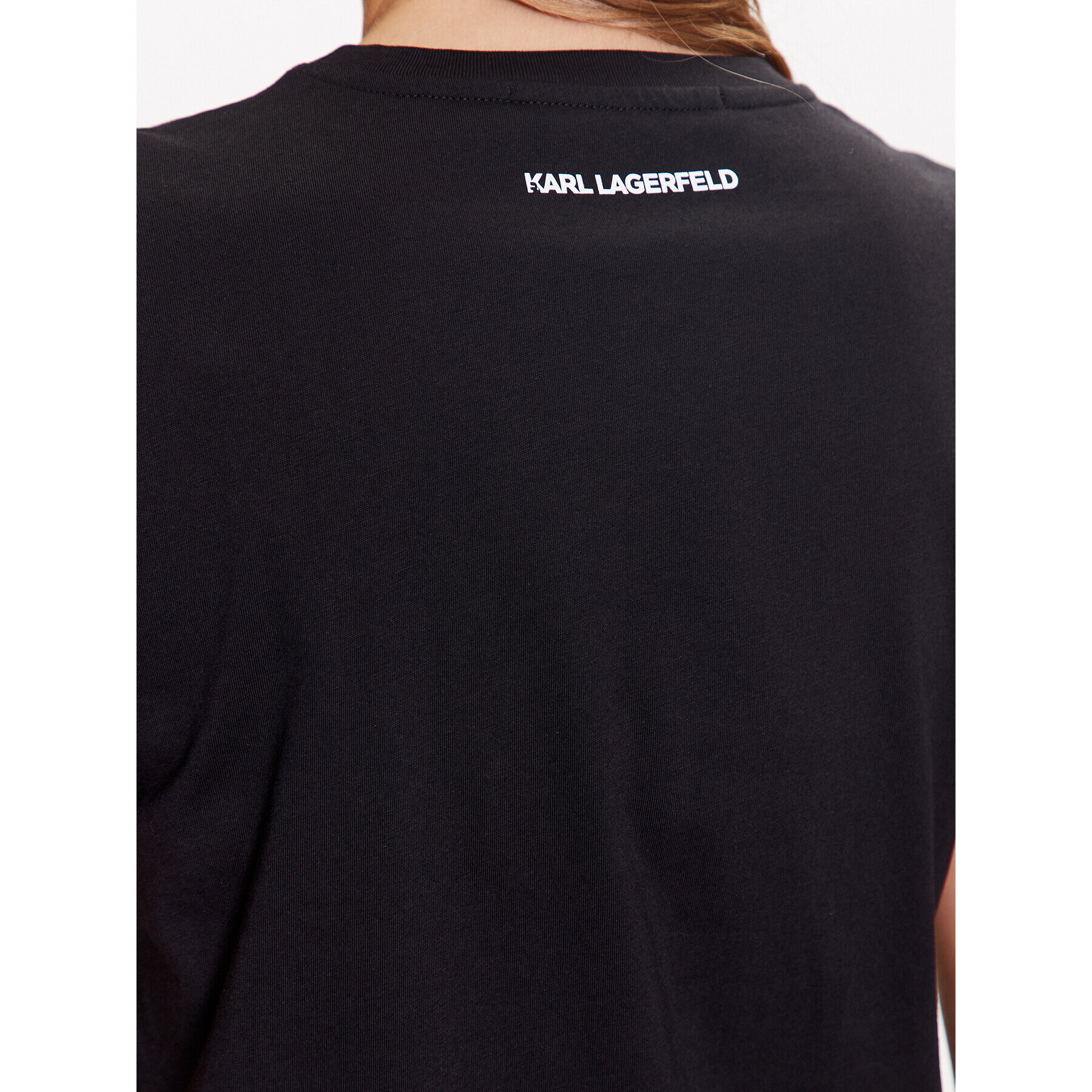 KARL LAGERFELD Tricou Ikonik 2.0 230W1700 Negru Regular Fit - Pled.ro