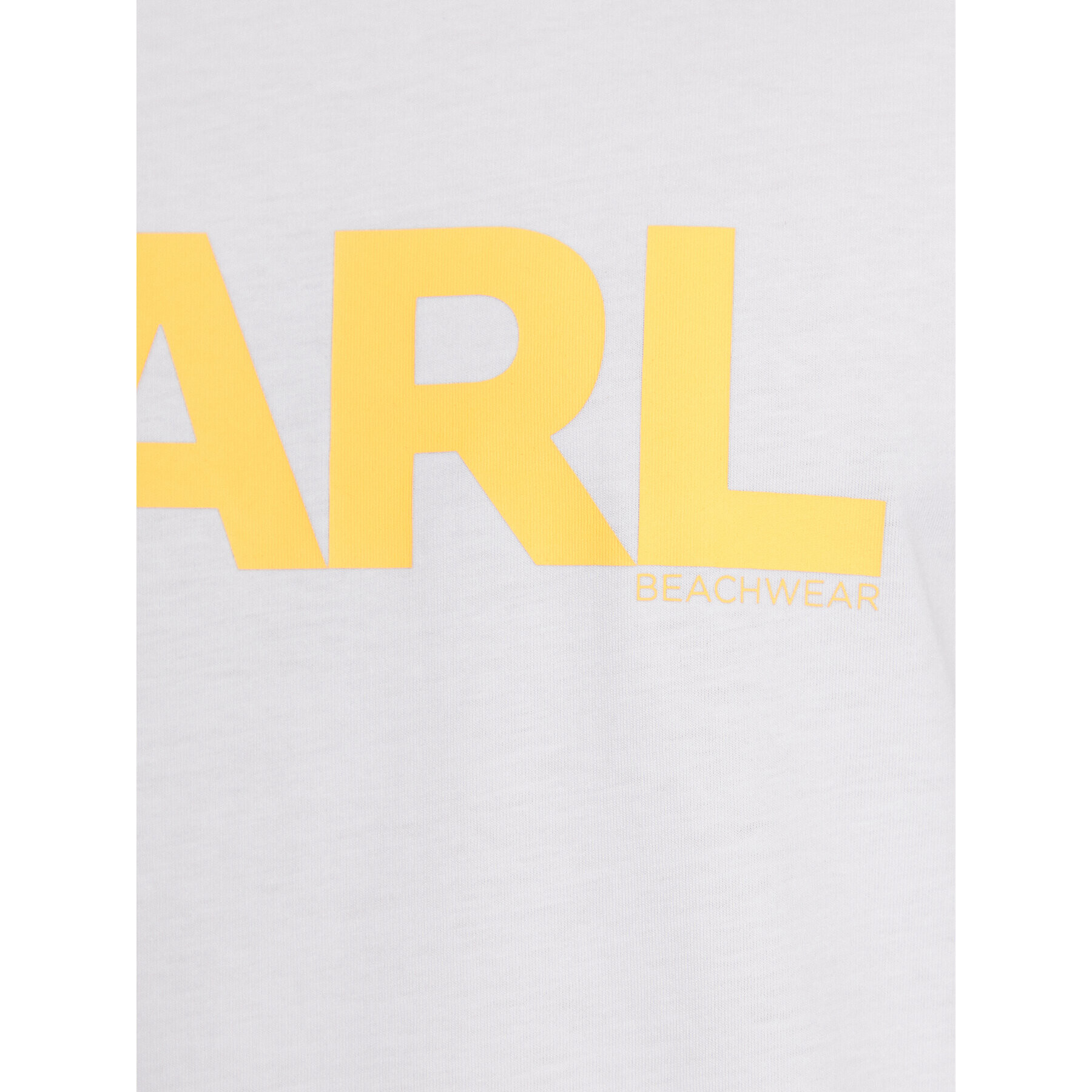 KARL LAGERFELD Tricou Logo 230M2211 Alb Regular Fit - Pled.ro