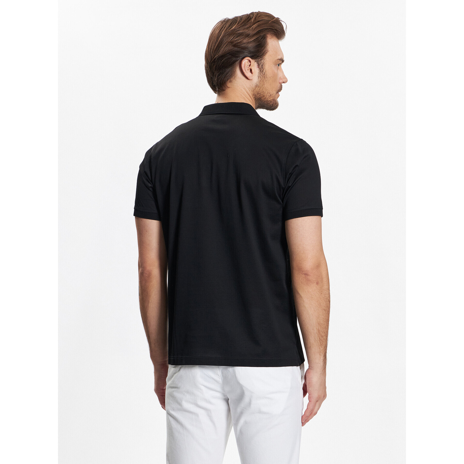 KARL LAGERFELD Tricou polo 745000 532200 Negru Regular Fit - Pled.ro