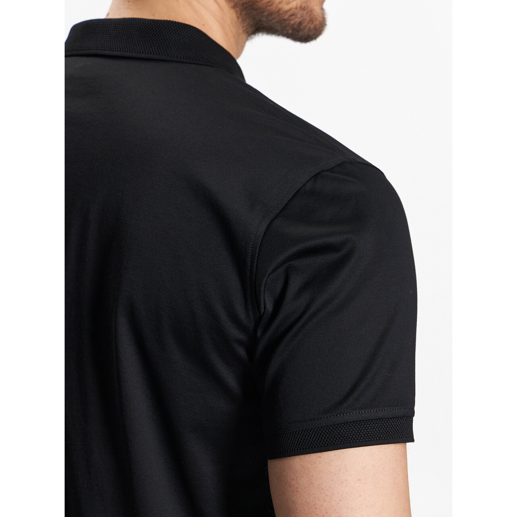 KARL LAGERFELD Tricou polo 745000 532200 Negru Regular Fit - Pled.ro