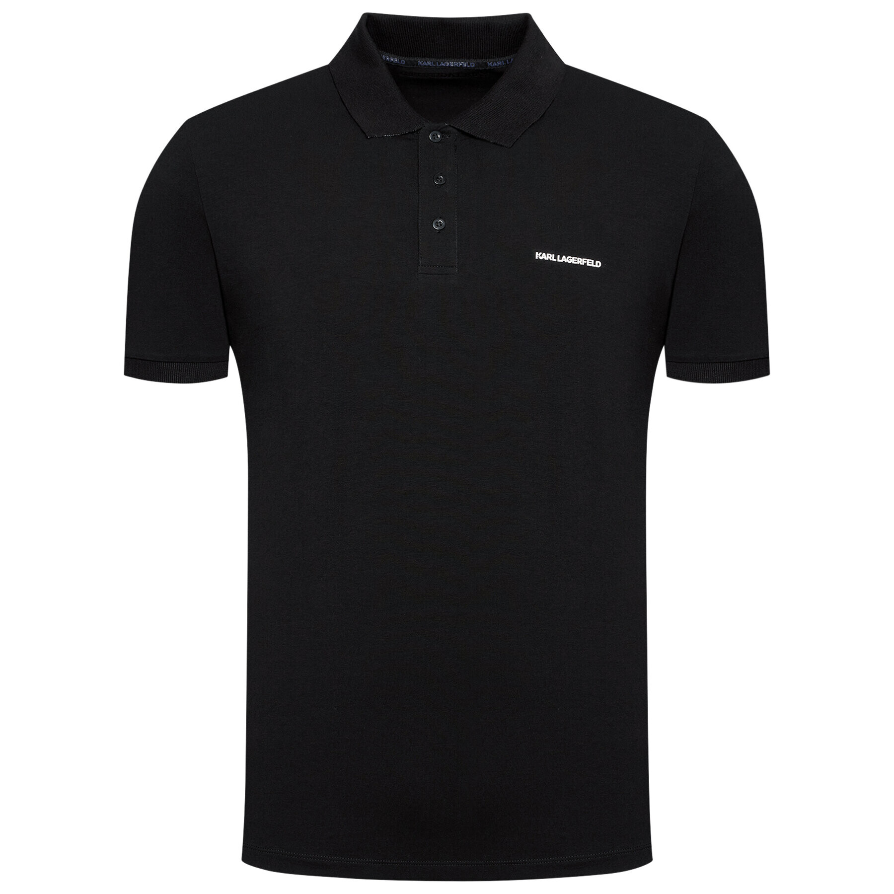 KARL LAGERFELD Tricou polo 745015 511221 Negru Regular Fit - Pled.ro