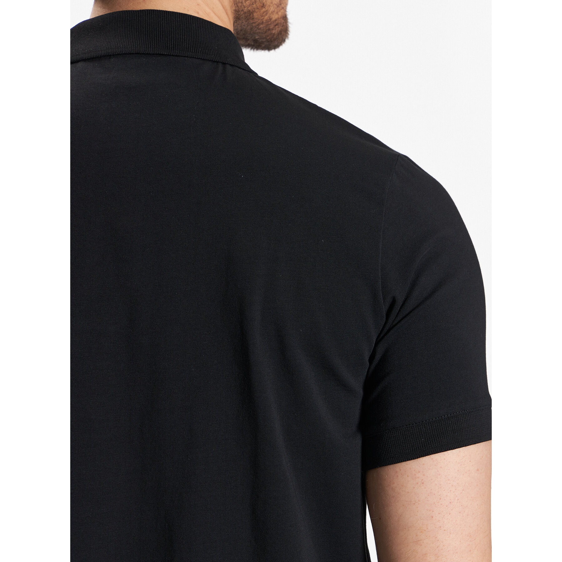 KARL LAGERFELD Tricou polo 745021 532221 Negru Regular Fit - Pled.ro