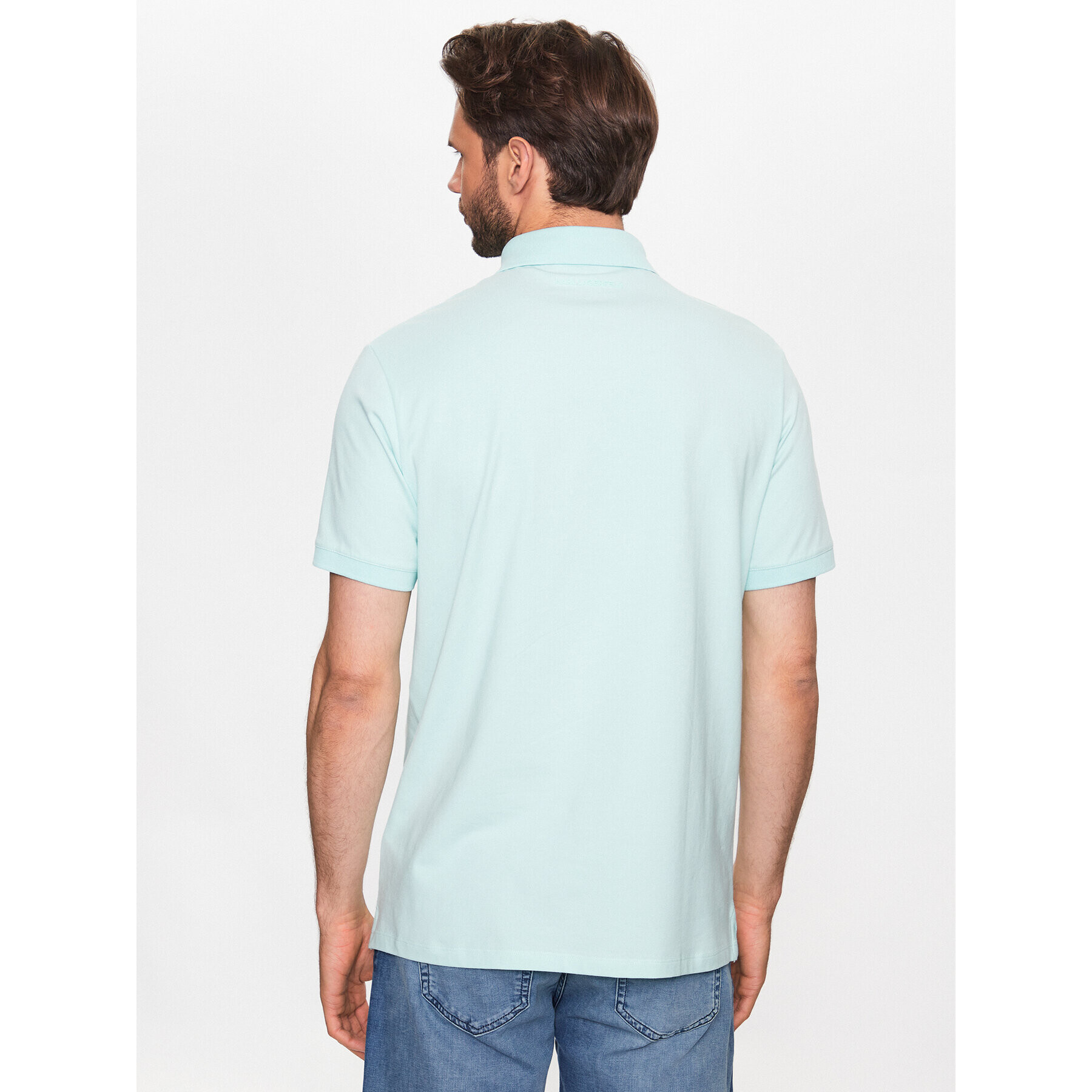 KARL LAGERFELD Tricou polo 745022 532221 Verde Regular Fit - Pled.ro