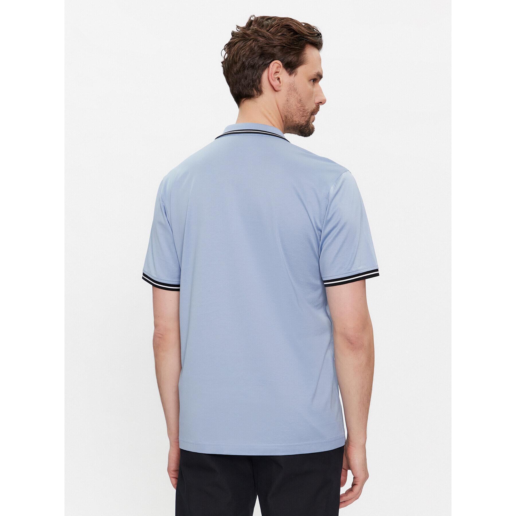 KARL LAGERFELD Tricou polo 745080 541200 Bleumarin Regular Fit - Pled.ro