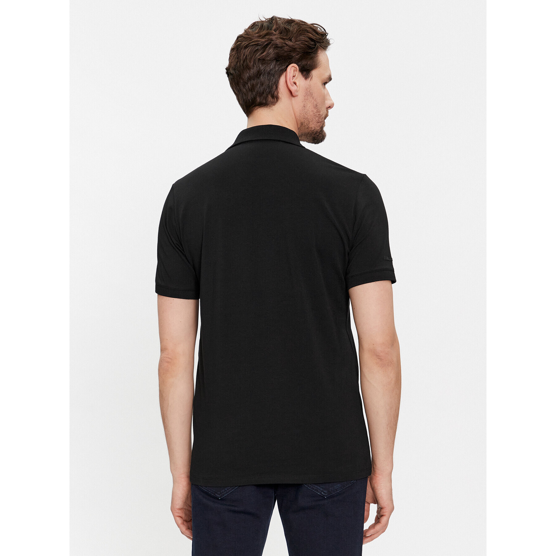 KARL LAGERFELD Tricou polo 745400 541221 Negru Regular Fit - Pled.ro