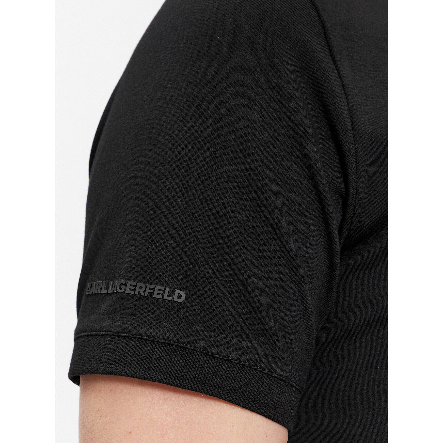 KARL LAGERFELD Tricou polo 745400 541221 Negru Regular Fit - Pled.ro