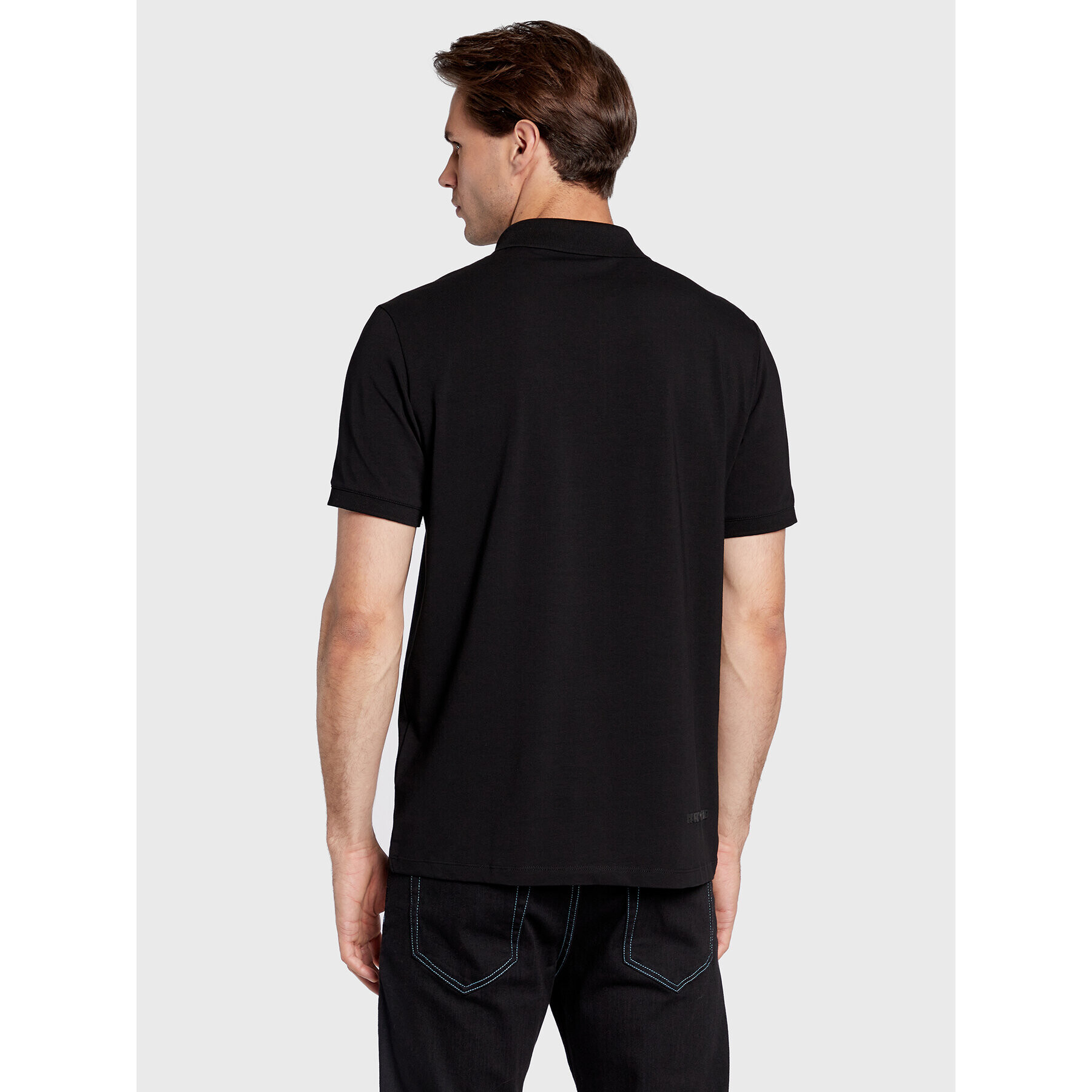 KARL LAGERFELD Tricou polo 745421 524221 Negru Regular Fit - Pled.ro