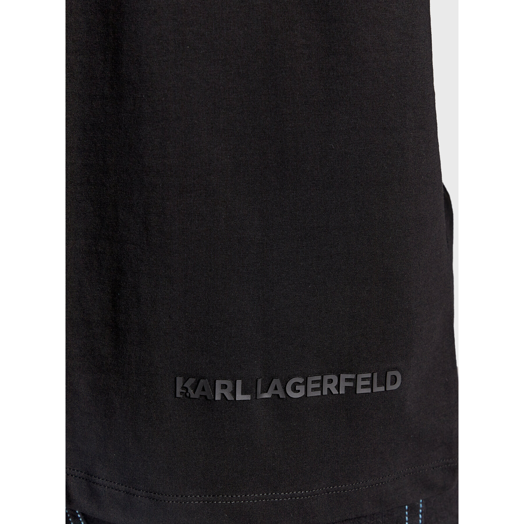 KARL LAGERFELD Tricou polo 745421 524221 Negru Regular Fit - Pled.ro