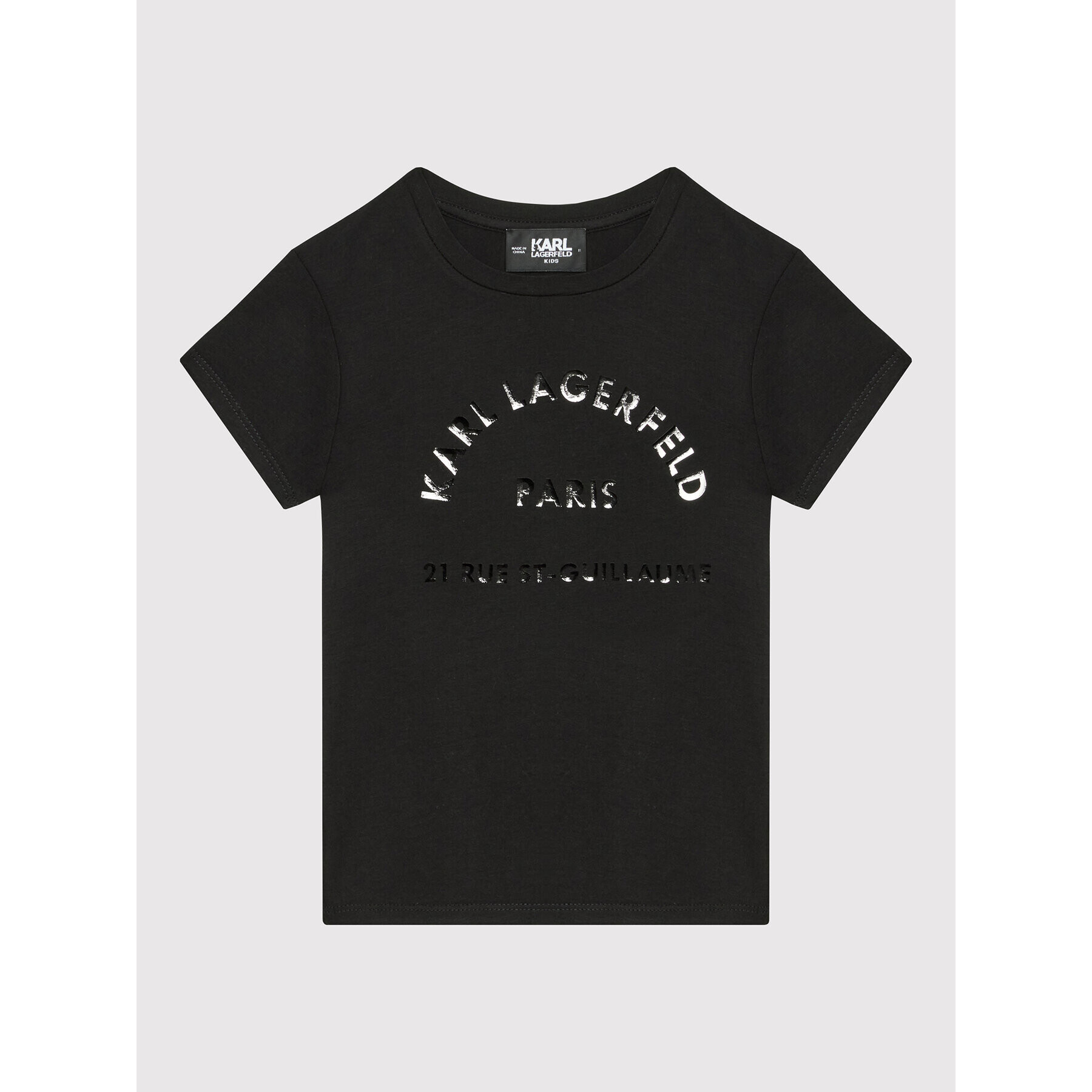 KARL LAGERFELD Tricou Z15351 S Negru Regular Fit - Pled.ro