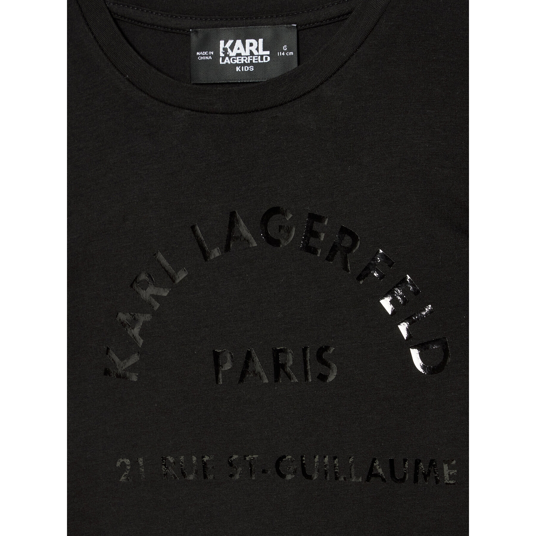 KARL LAGERFELD Tricou Z15351 S Negru Regular Fit - Pled.ro