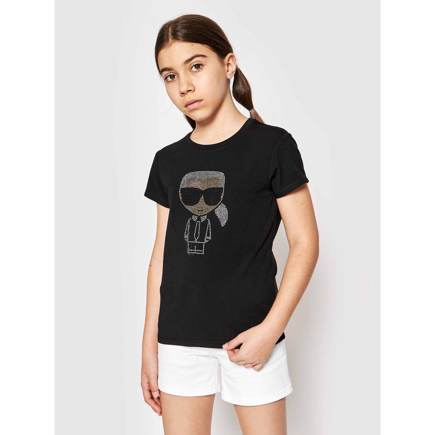 KARL LAGERFELD Tricou Z15M53 S Negru Regular Fit - Pled.ro