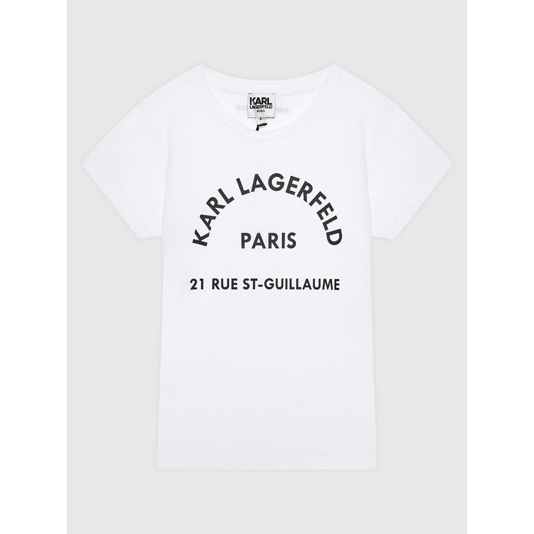 KARL LAGERFELD Tricou Z15T59 D Alb Regular Fit - Pled.ro