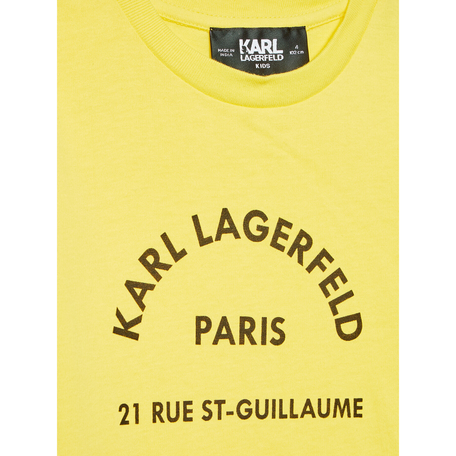 KARL LAGERFELD Tricou Z25331 S Galben Regular Fit - Pled.ro