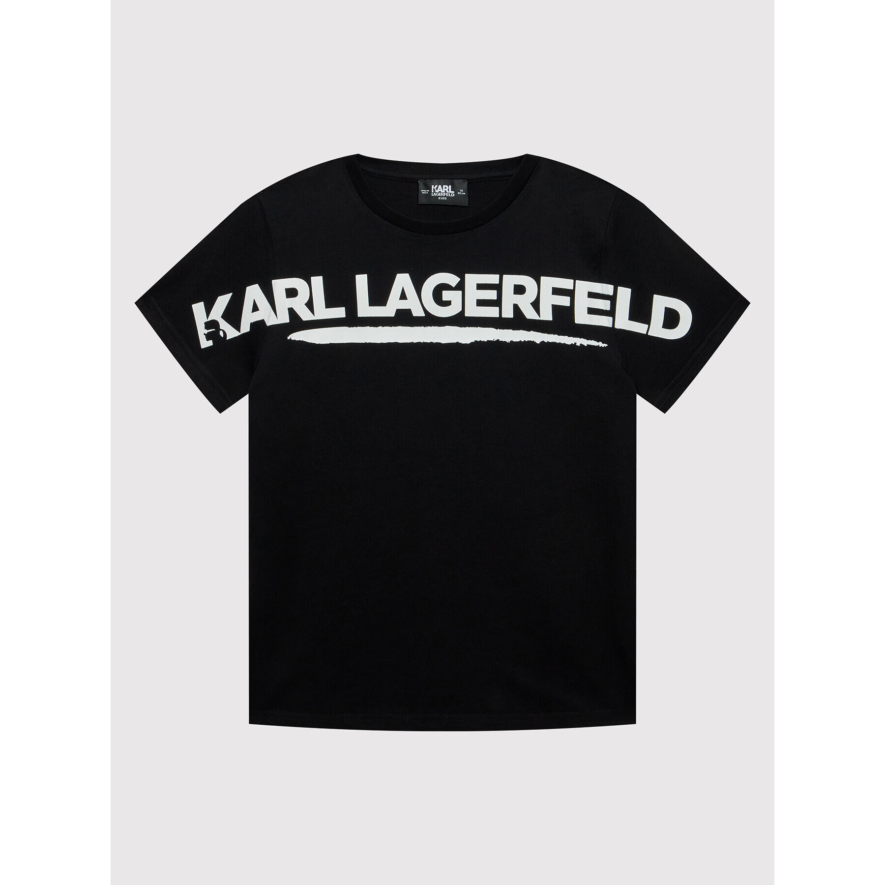 KARL LAGERFELD Tricou Z25336 S Negru Regular Fit - Pled.ro