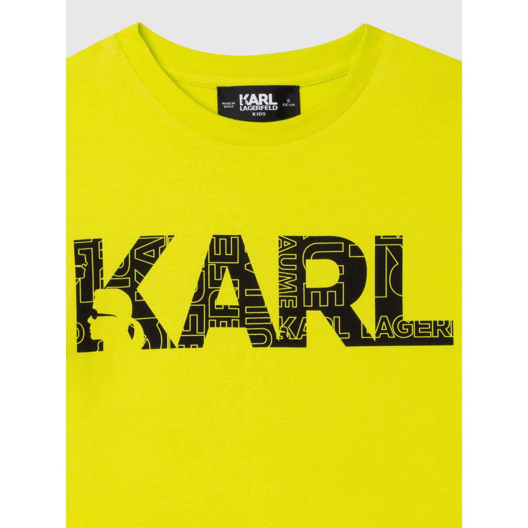 KARL LAGERFELD Tricou Z25358 D Verde Regular Fit - Pled.ro