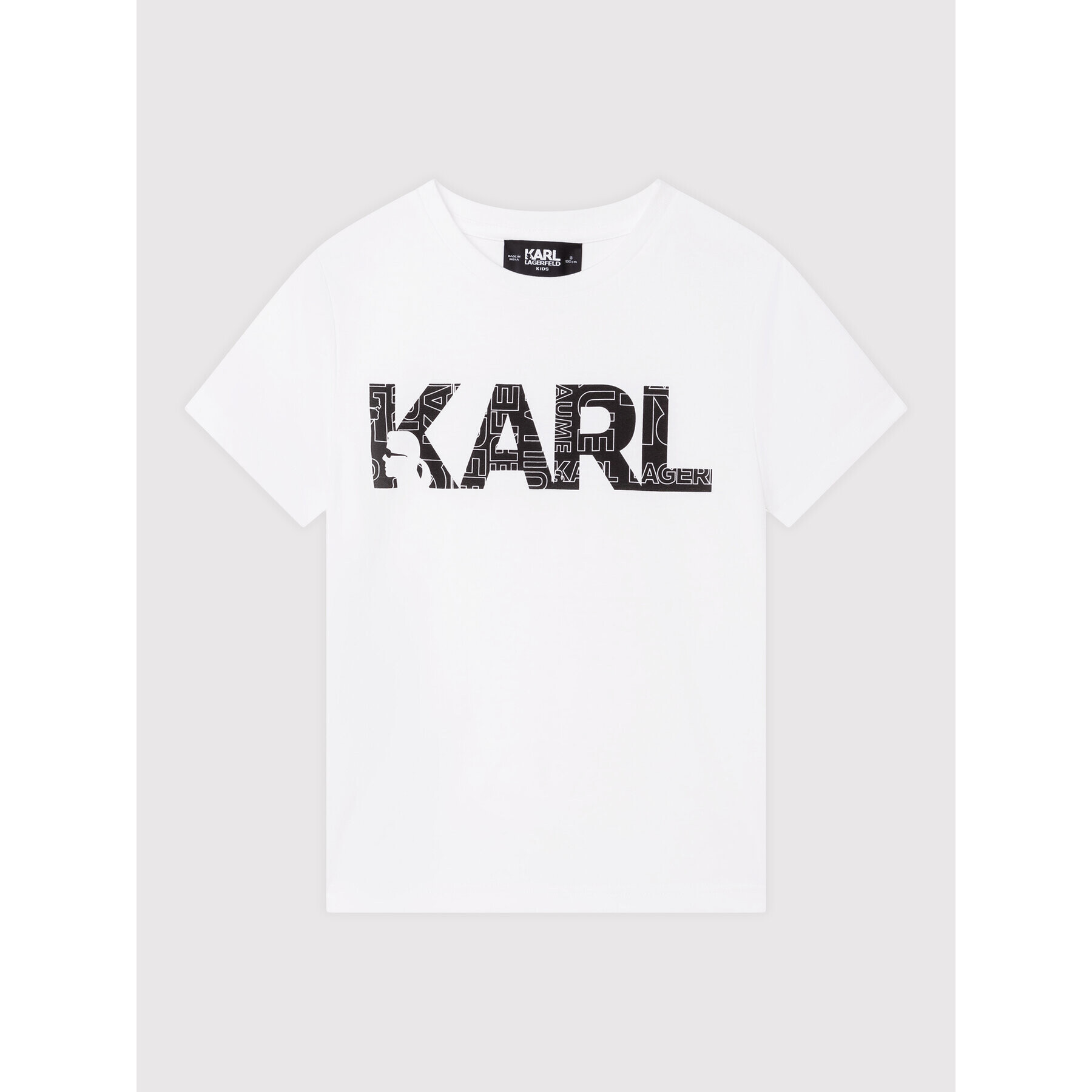 KARL LAGERFELD Tricou Z25358 M Alb Regular Fit - Pled.ro