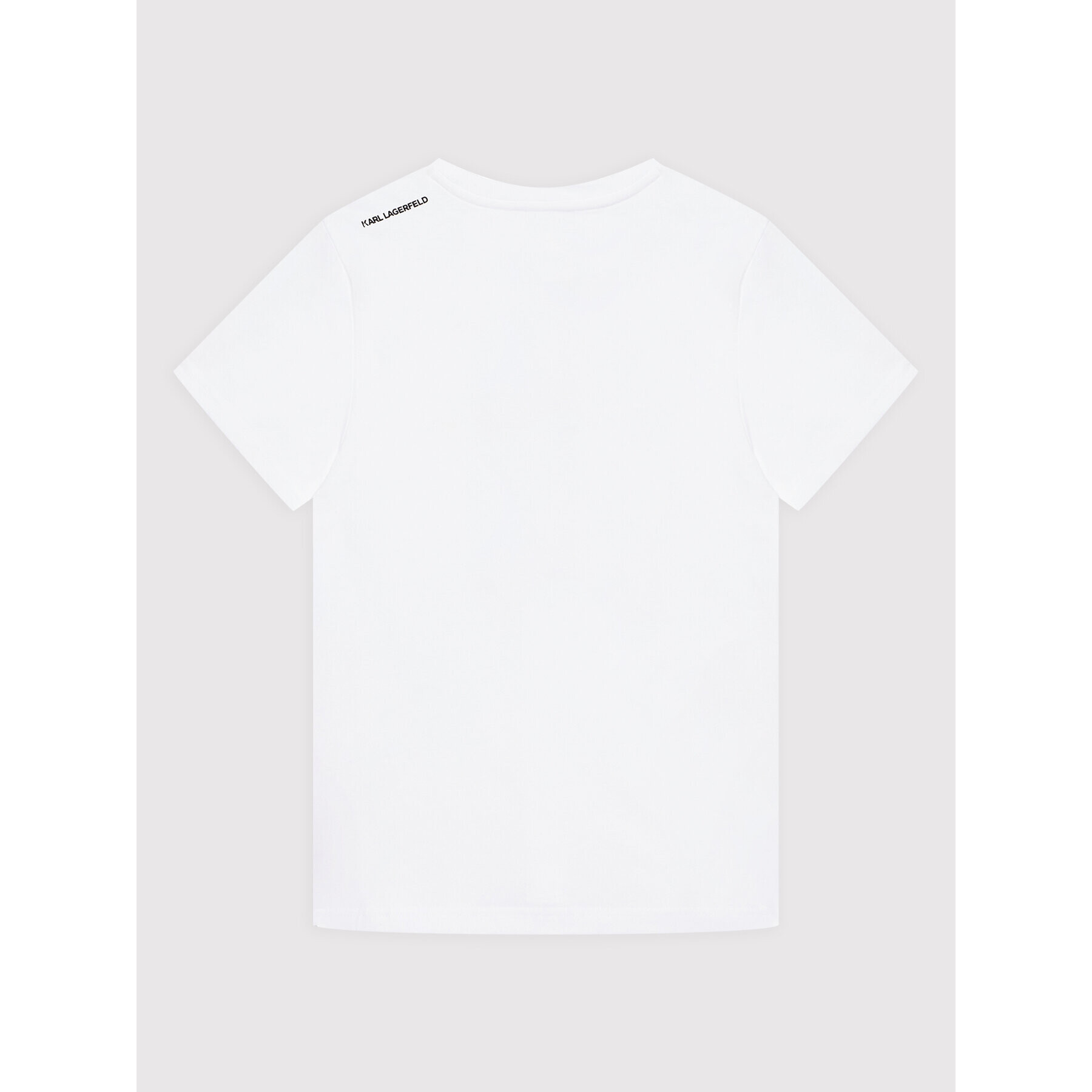 KARL LAGERFELD Tricou Z25364 D Alb Regular Fit - Pled.ro