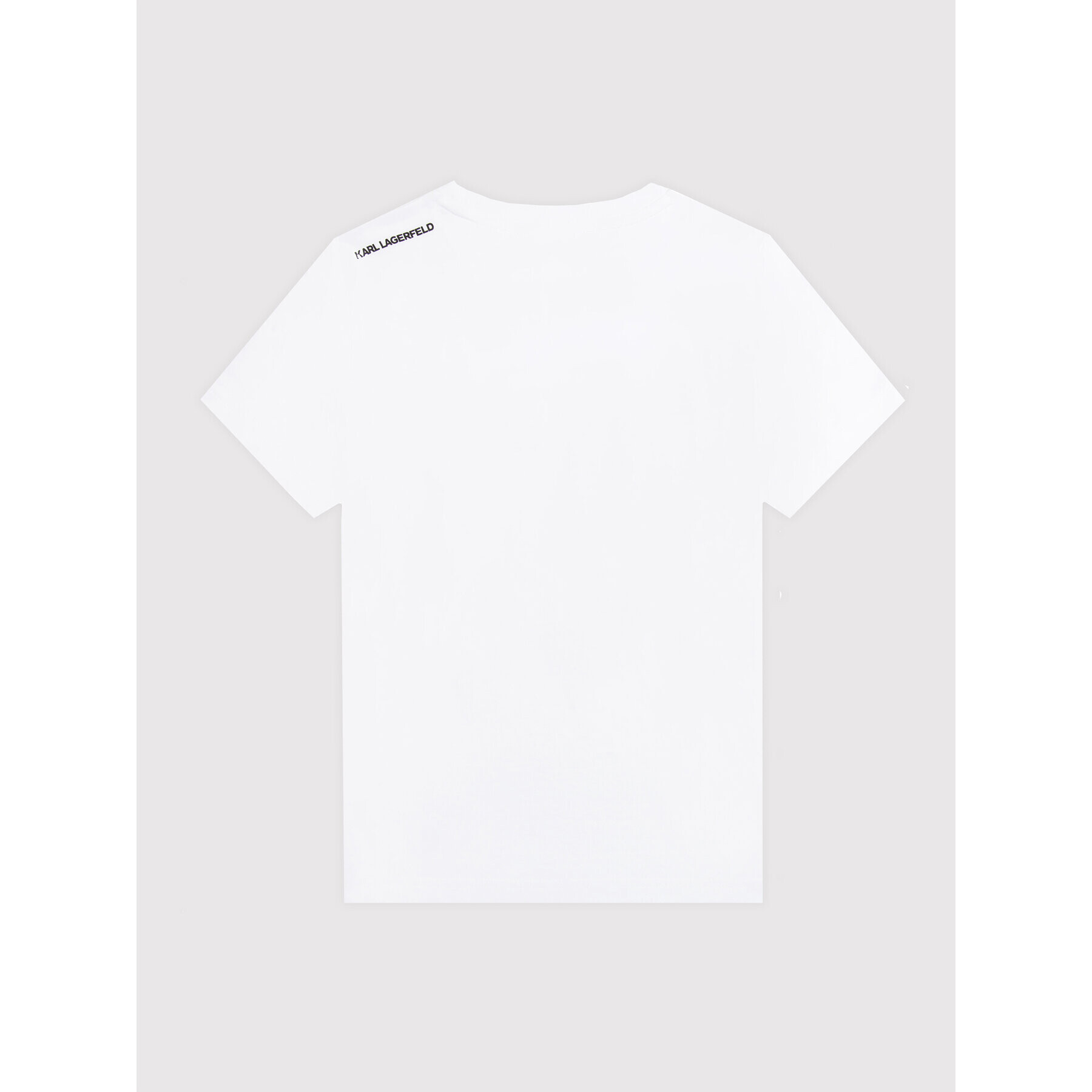 KARL LAGERFELD Tricou Z25370 D Alb Regular Fit - Pled.ro